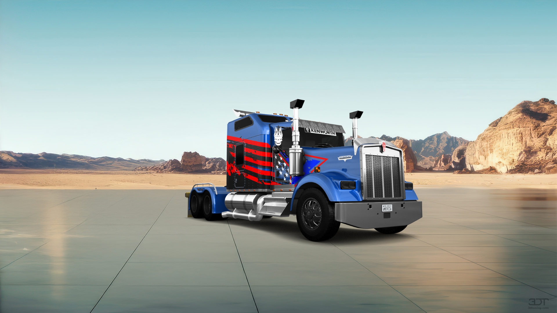 Kenworth W900 Sleeper Cab Truck 2015 tuning