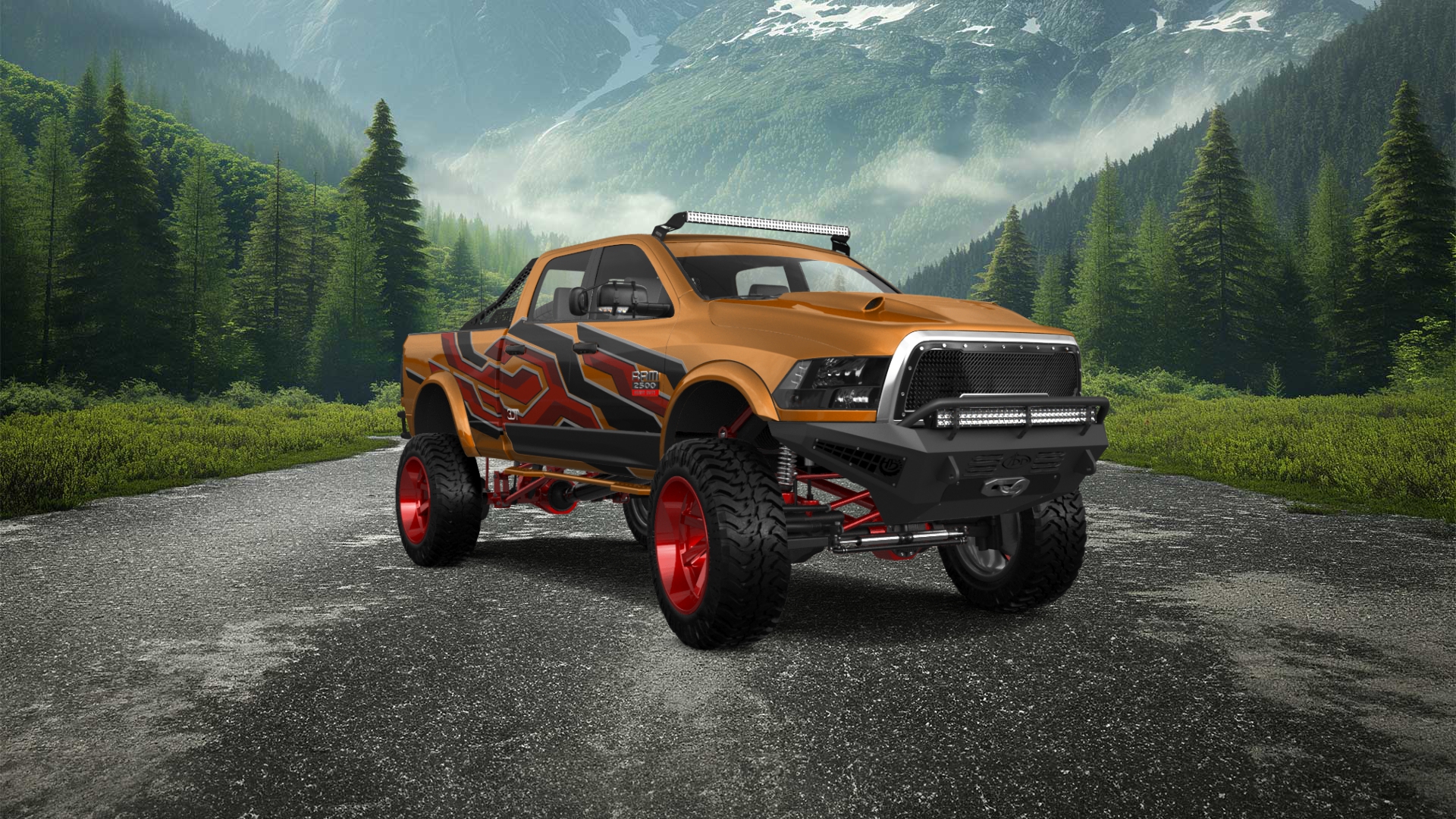 Dodge Ram 2500 4 Door Truck 2014 tuning