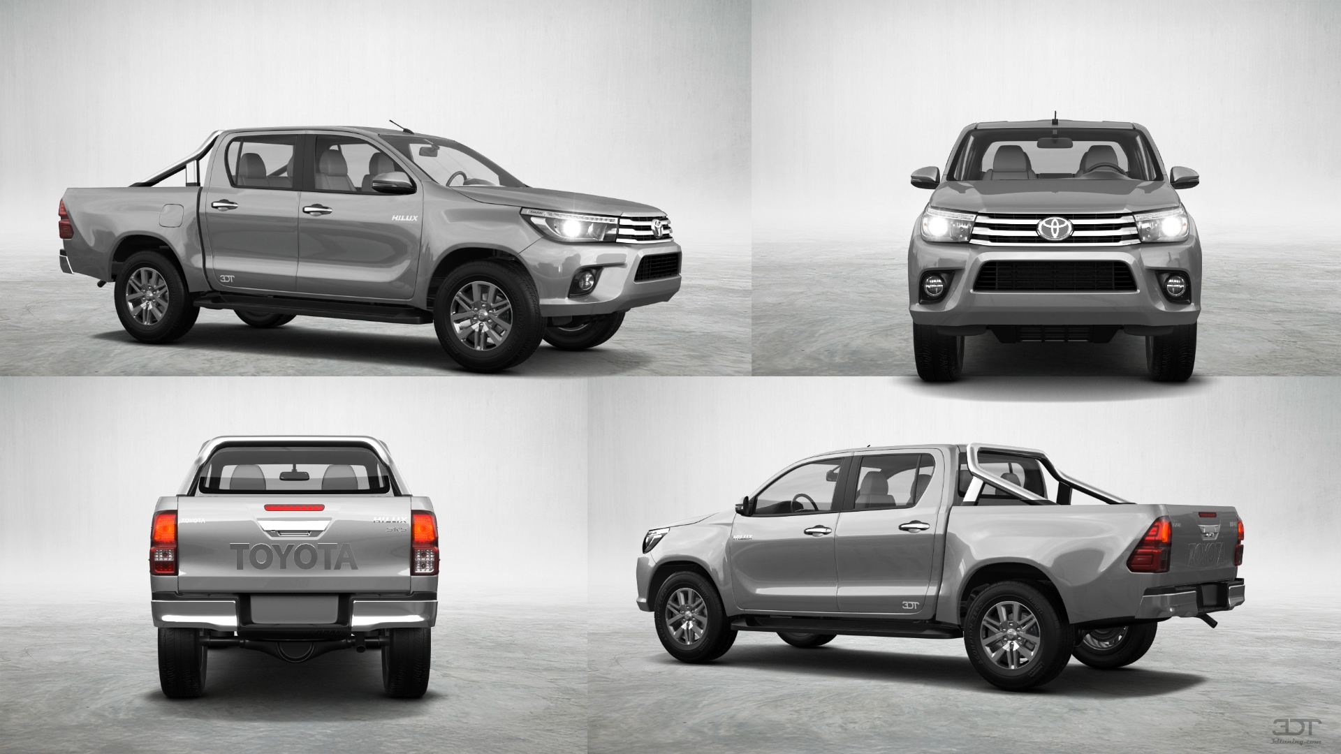 Toyota Hilux Double Cab 4 Door pickup truck 2015 tuning