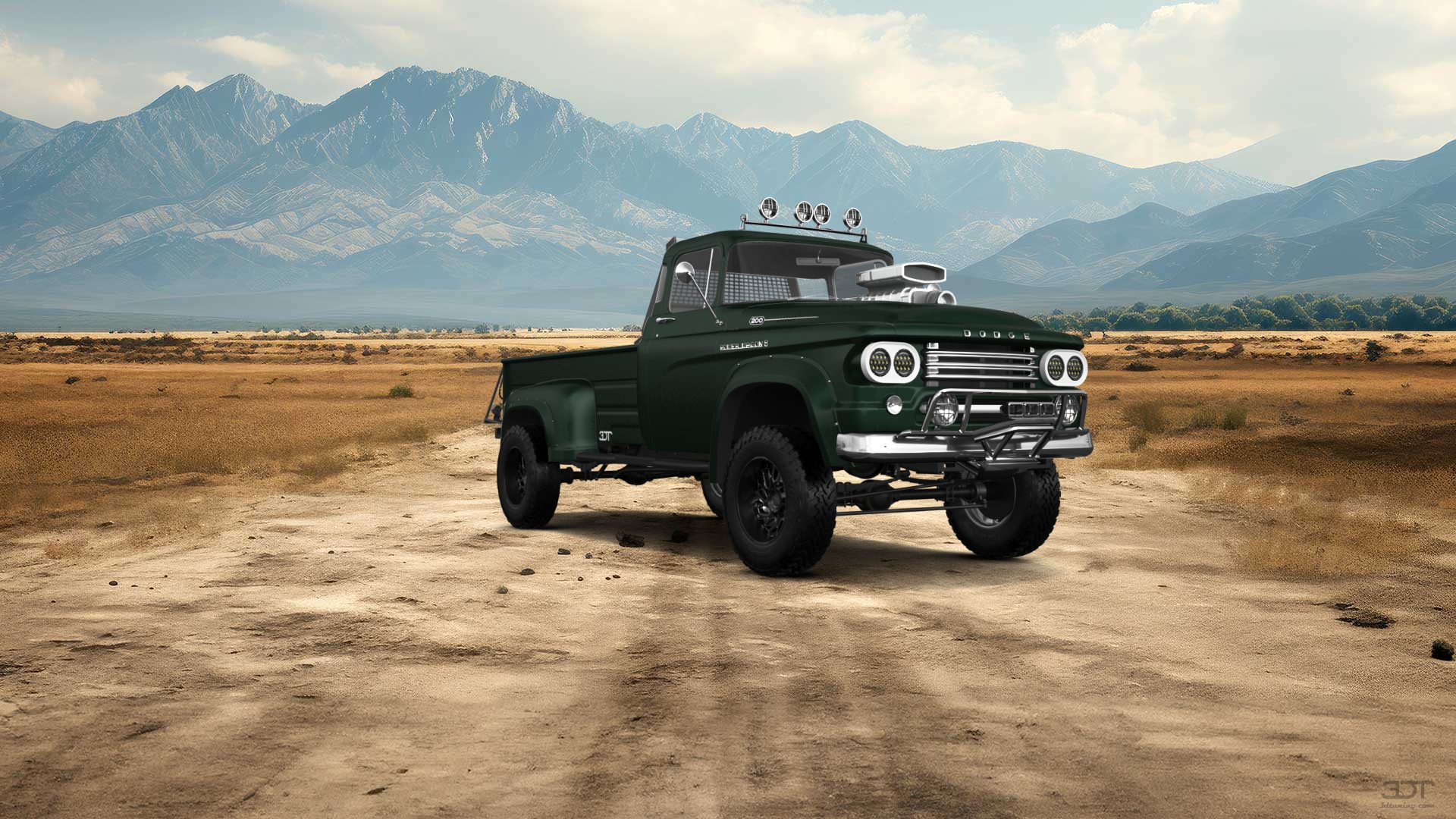 Dodge Power Wagon W300 2 Door pickup truck 1958