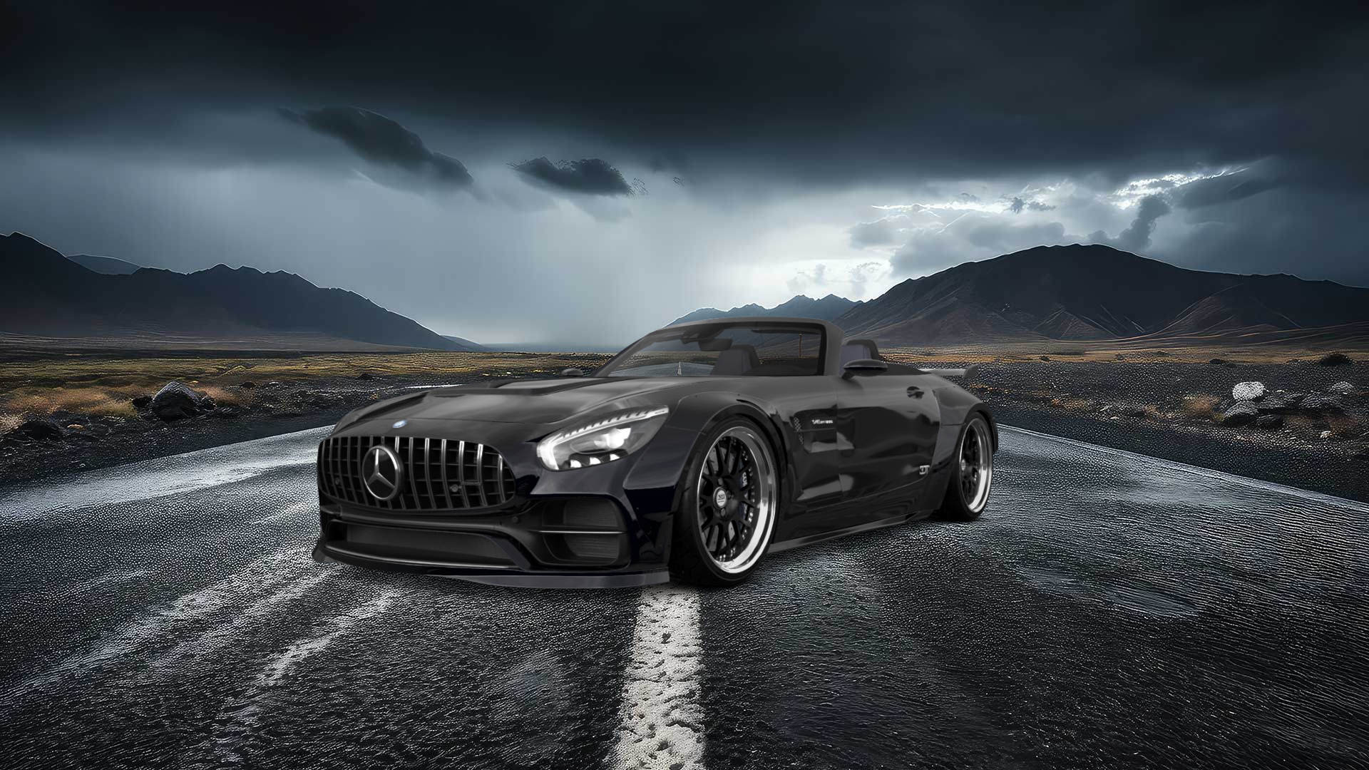 Mercedes AMG GT 2 Door Convertible 2016 tuning