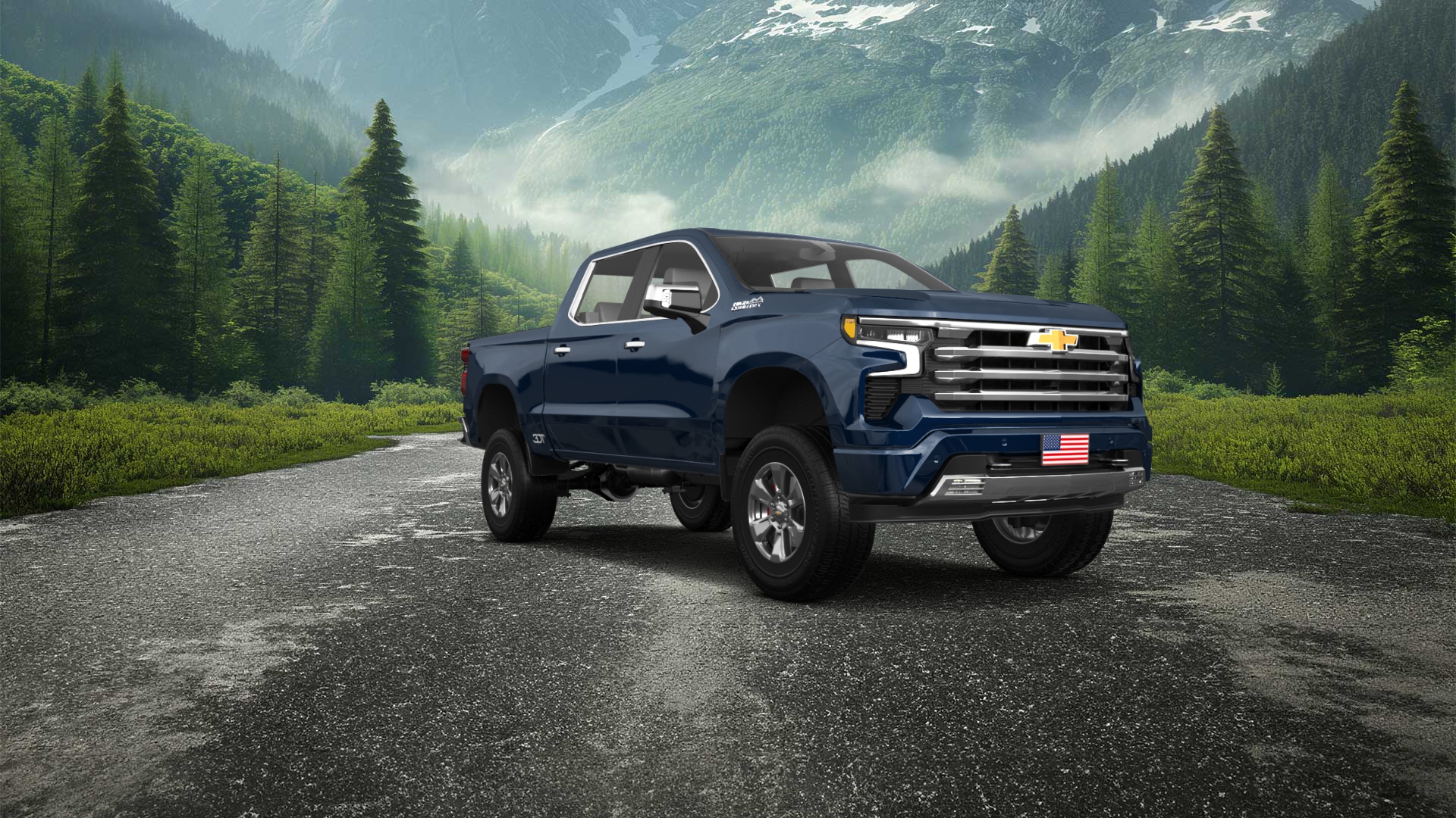 Chevrolet Silverado 1500 Crew Cab 5.8 ft box 4 Door pickup truck 2023