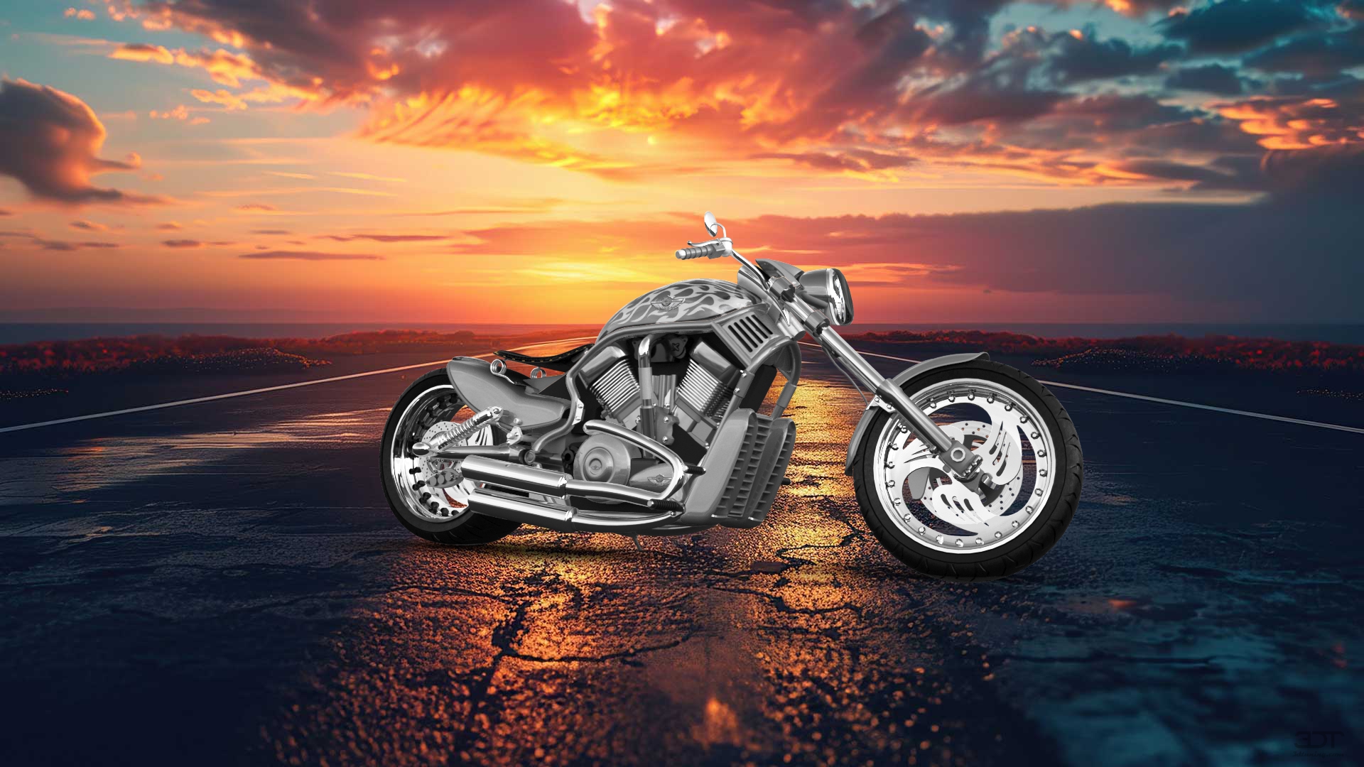 Harley-Davidson Custom Chopper Cruiser 2011