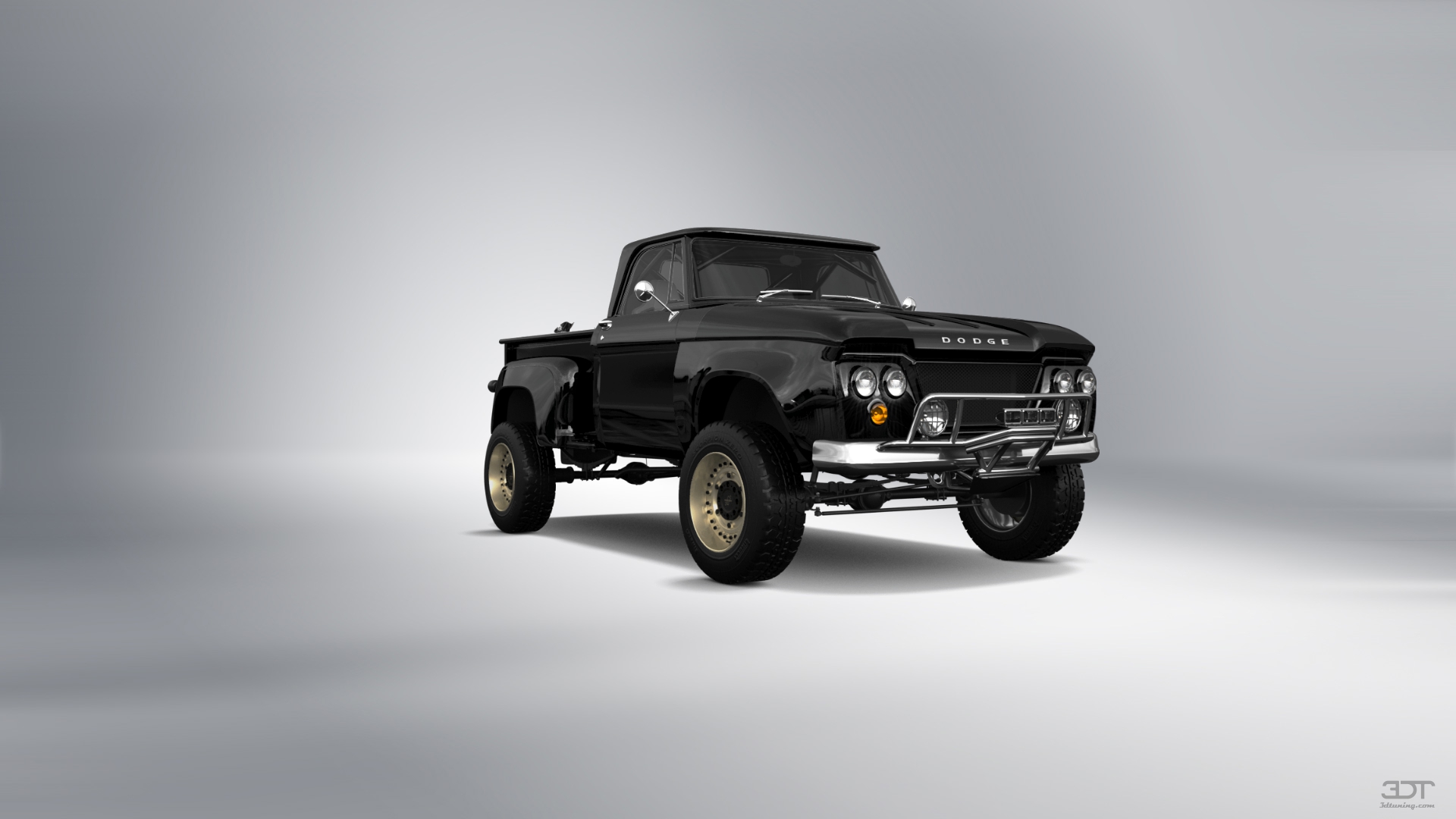 Dodge D-100 Stepside 2 Door pickup truck 1961 tuning