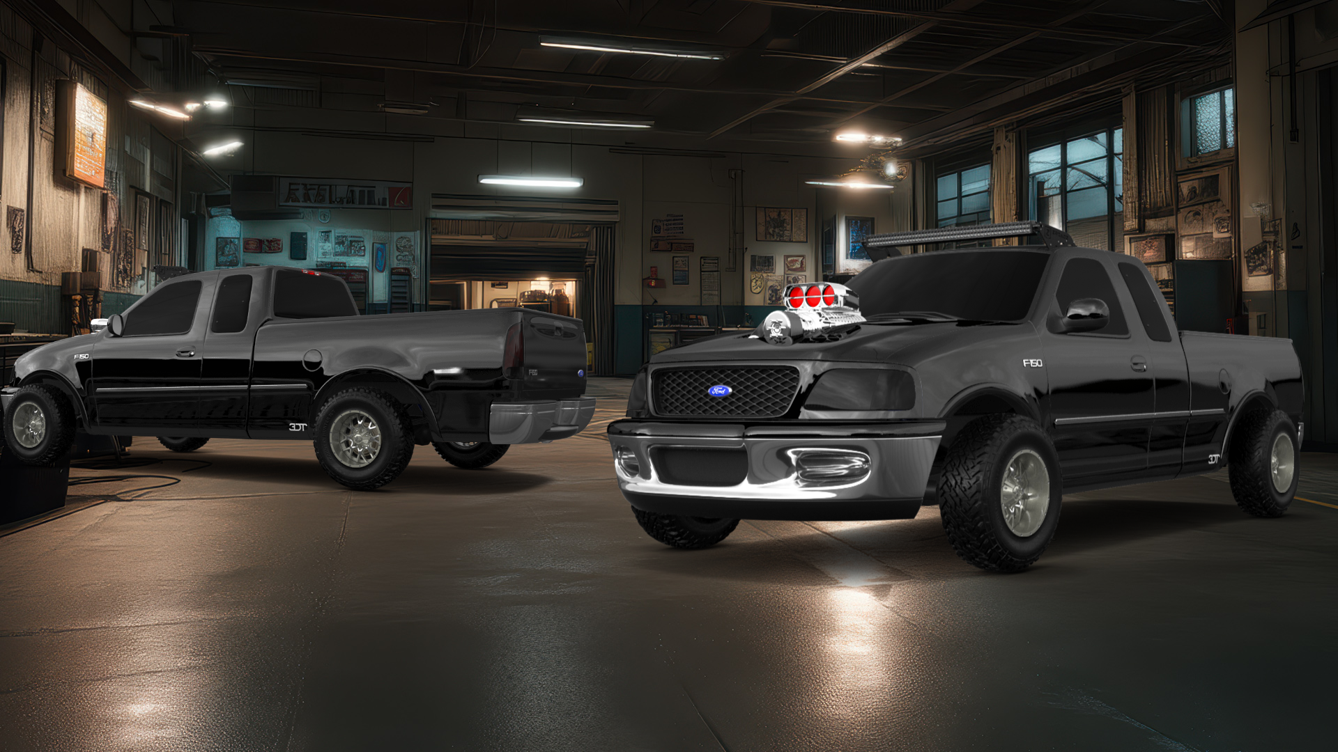 Ford F-150 SuperCab 2 Door pickup truck 1997 tuning