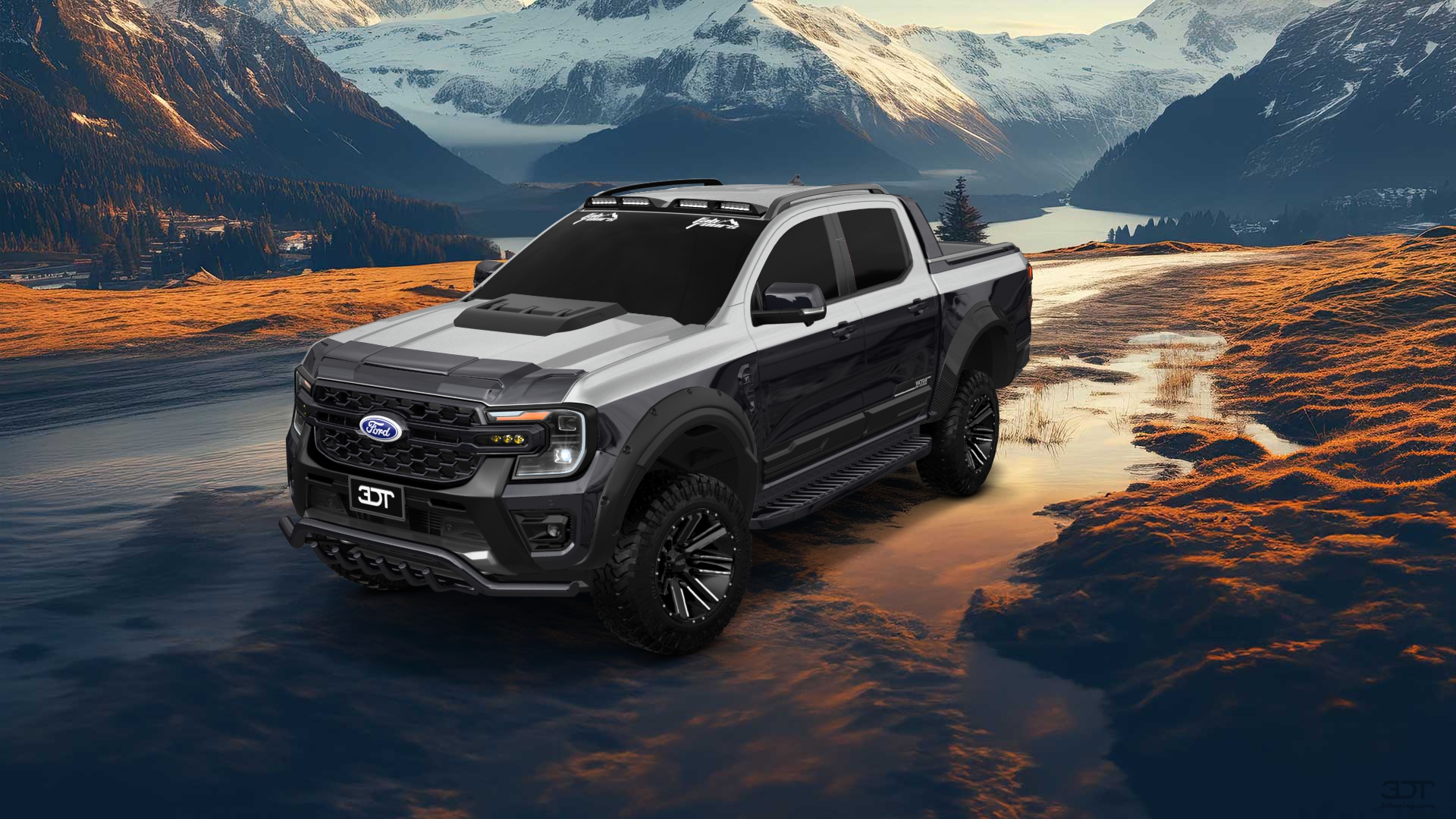 Ford Ranger 4 Door pickup truck 2022 tuning