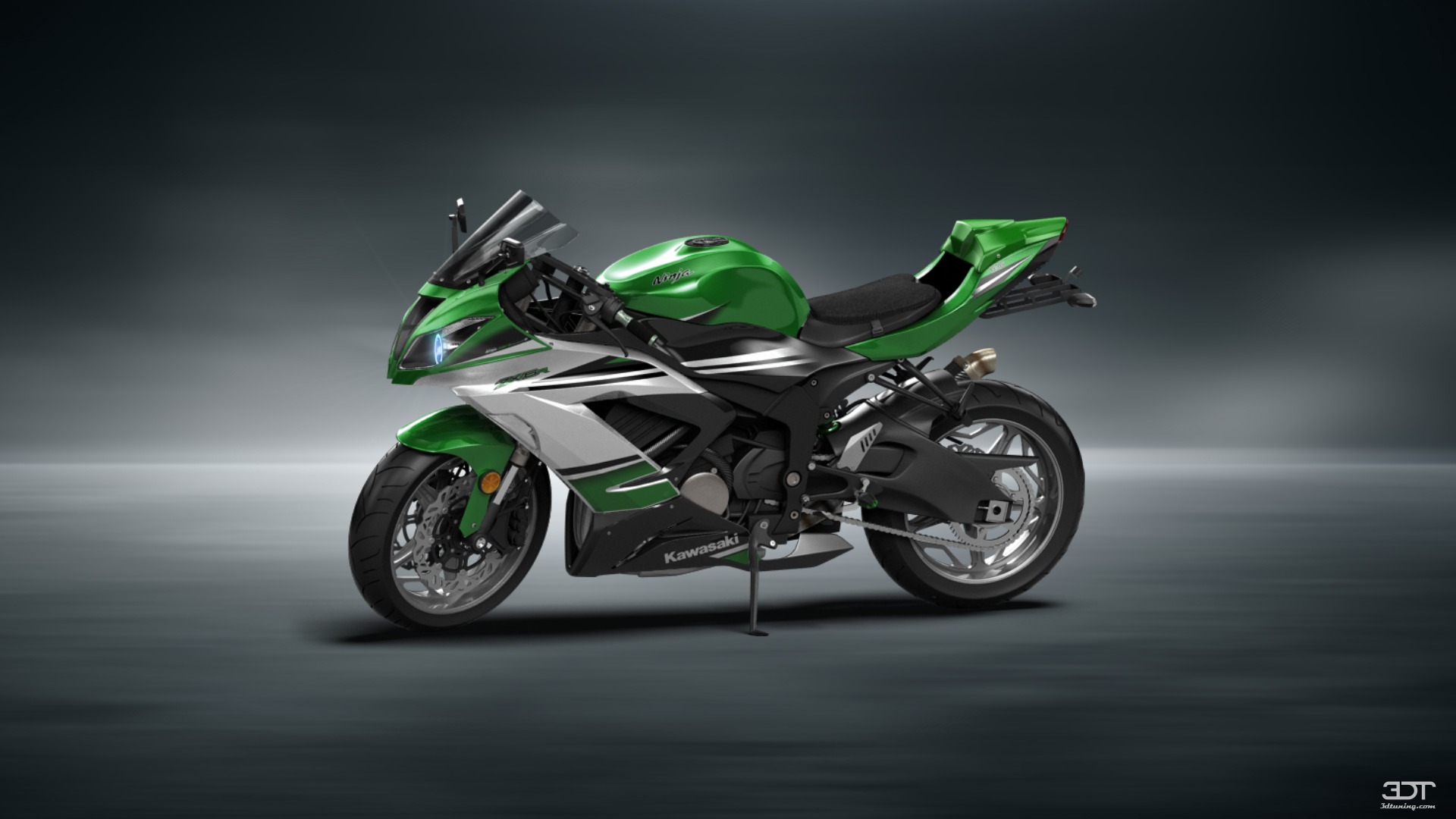 Kawasaki Ninja ZX 6R Sport Bike 2015 tuning