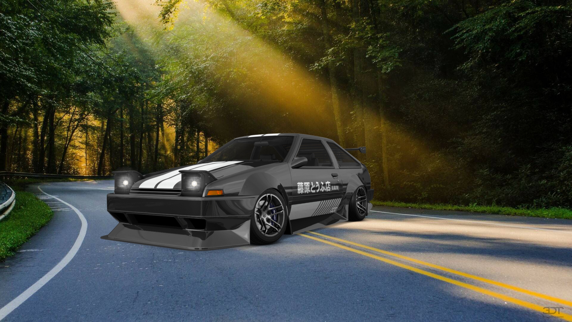 Toyota AE86 3 Door Hatchback 1985 Images