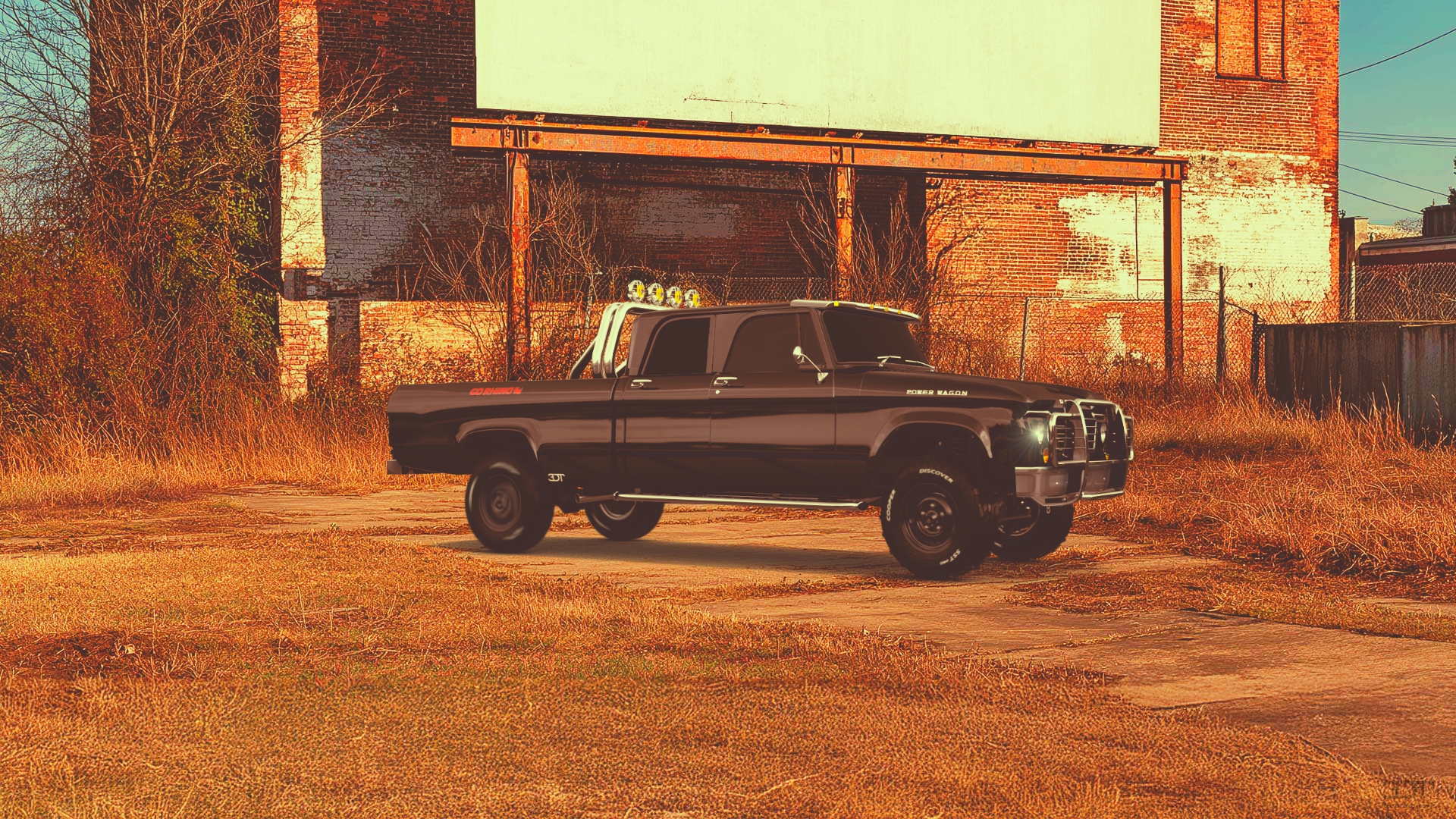 Dodge Power Wagon 4 Door pickup truck 1964 tuning