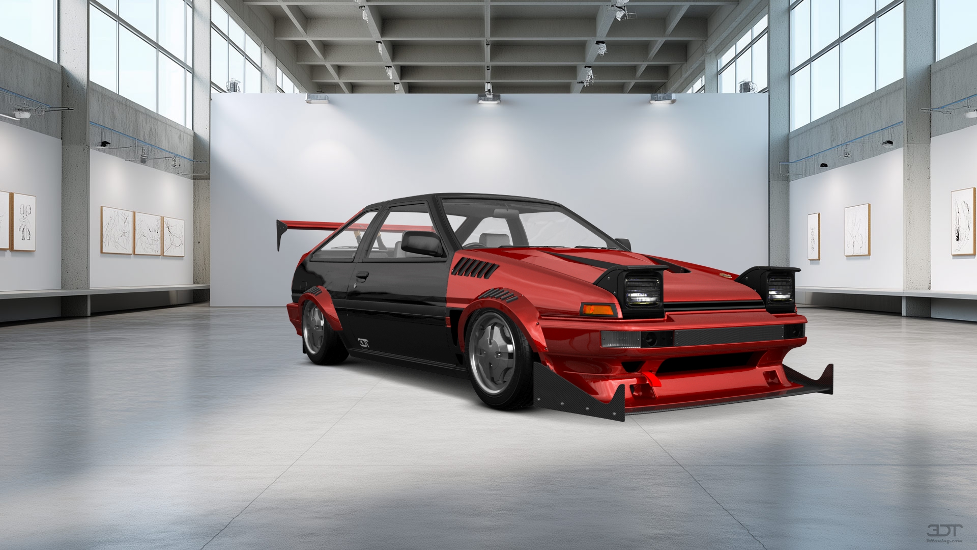 Toyota AE86 3 Door Hatchback 1985 tuning
