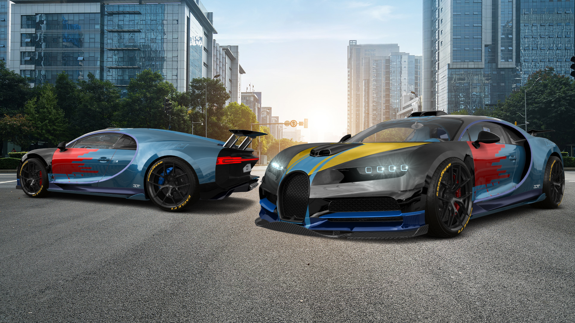 Bugatti Chiron 2 Door Coupe 2016 tuning