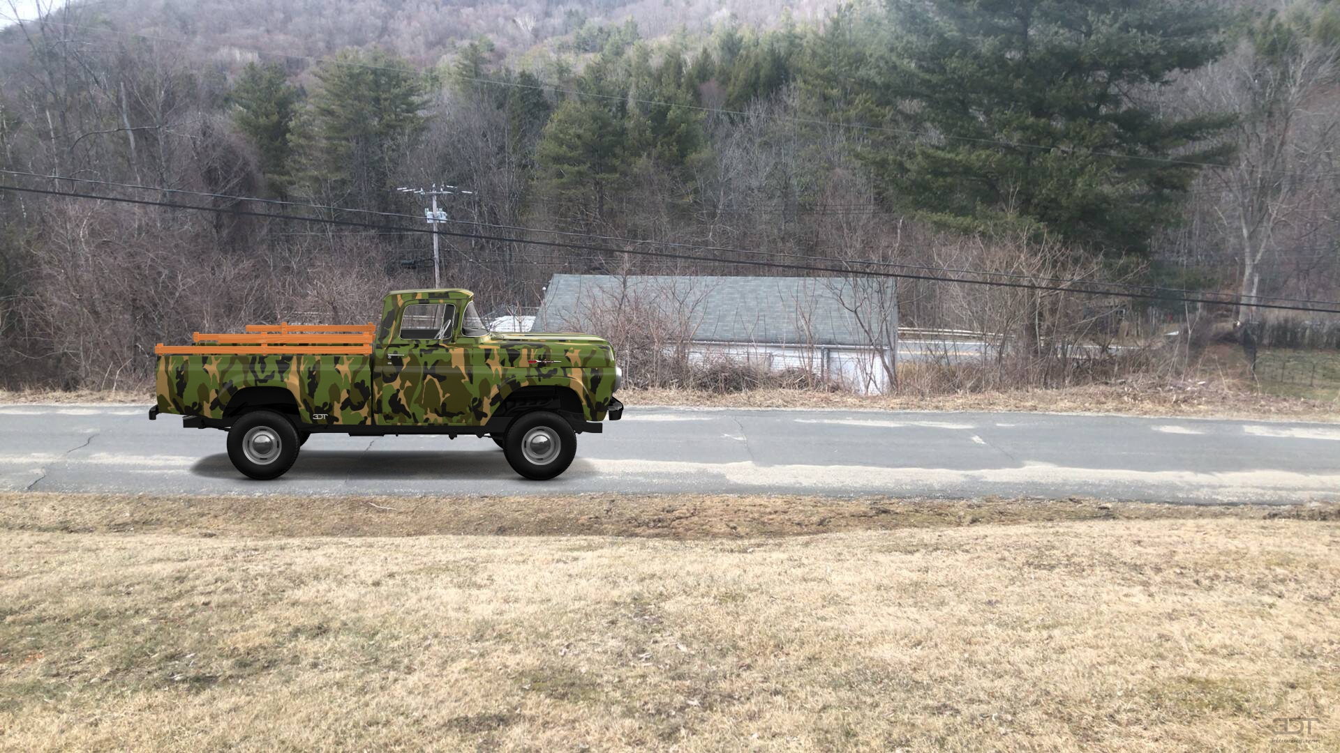 Ford F-100 2 Door pickup truck 1960 Images