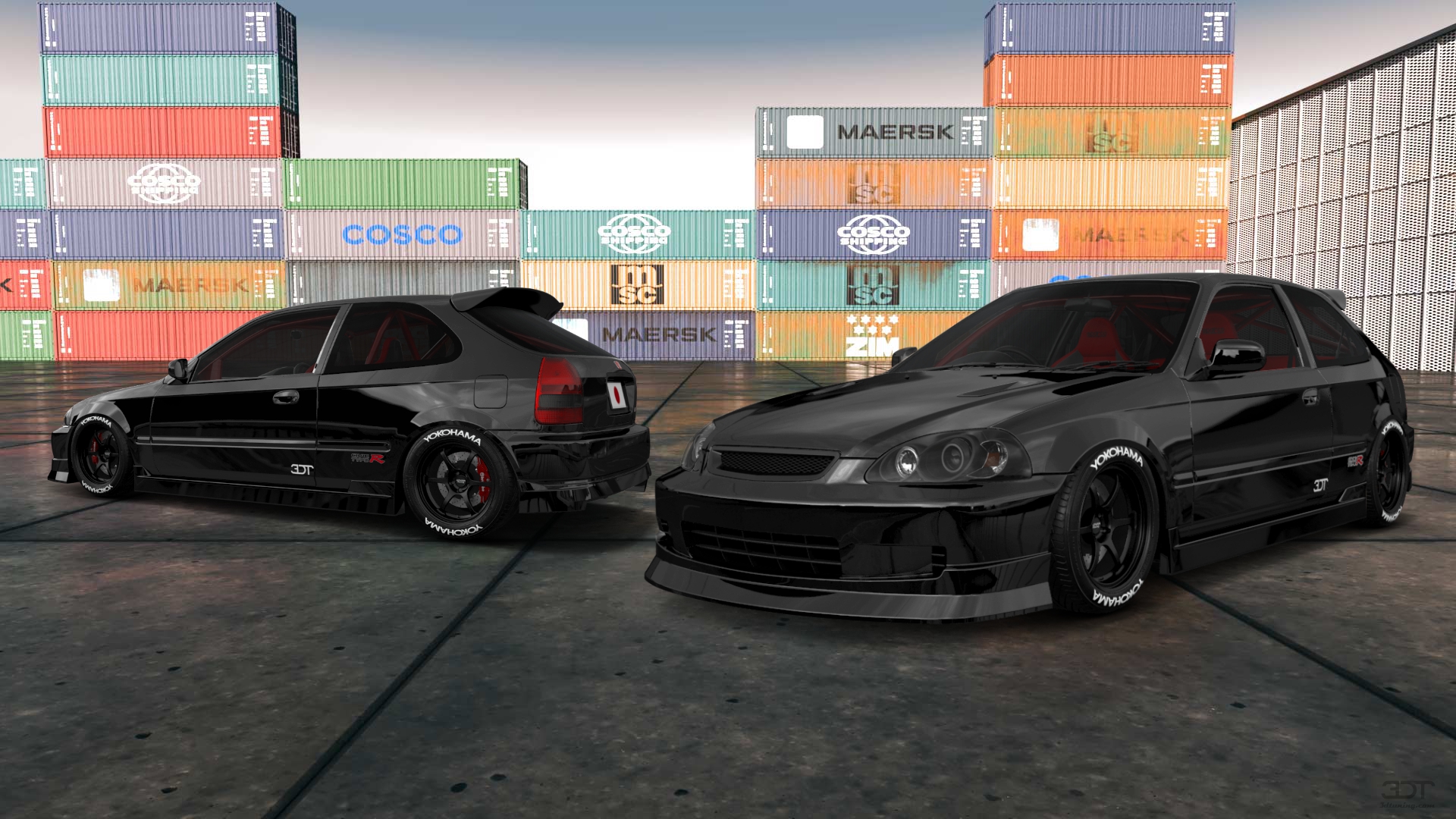 Honda Civic 3 Door Hatchback 1997 tuning