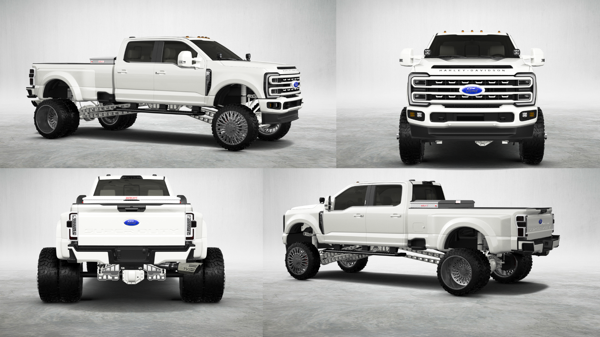 Ford F-350 DRW Crew Cab 4 Door pickup truck 2023 tuning