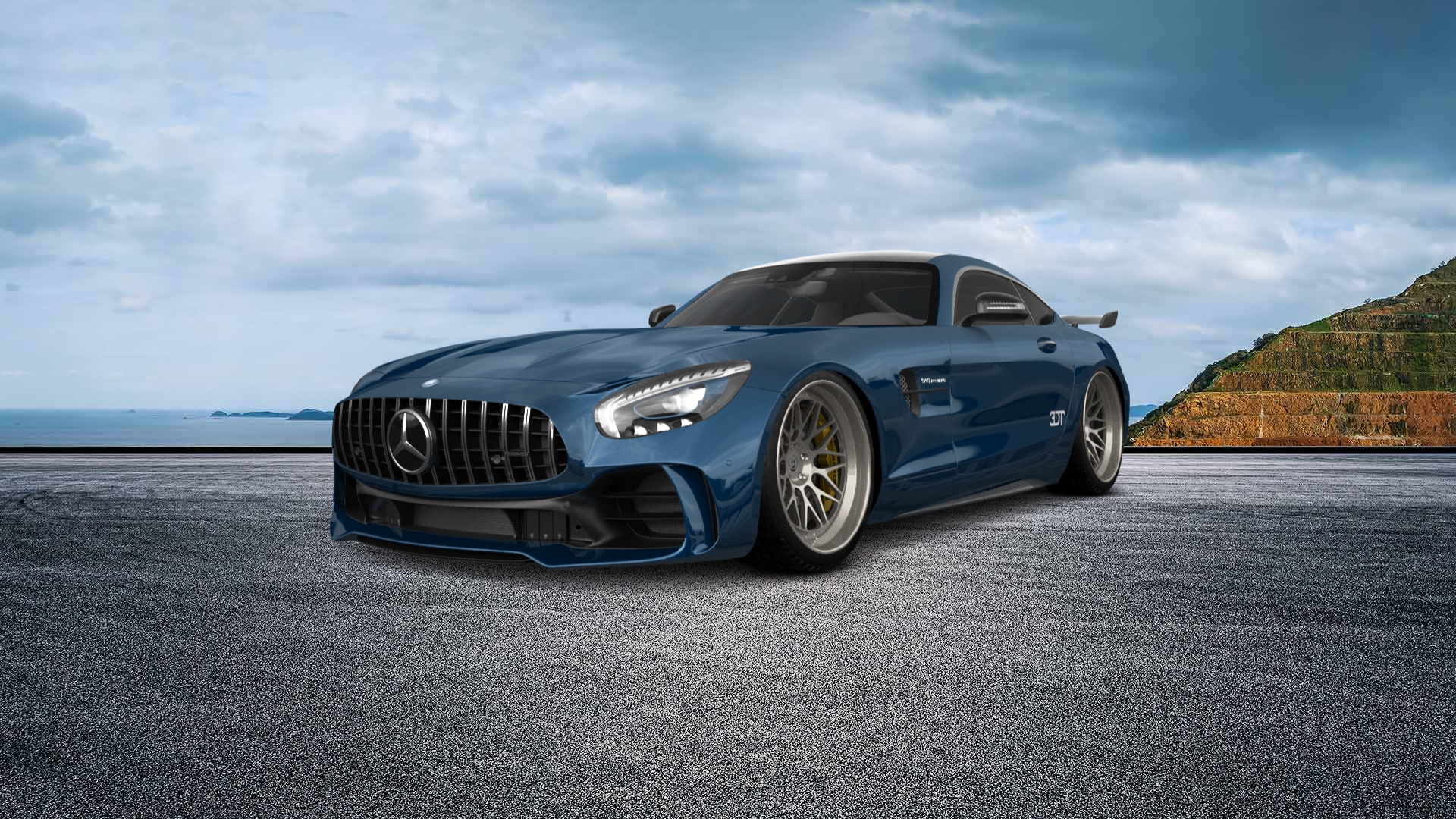 Mercedes AMG GT 2 door fastback coupe 2015