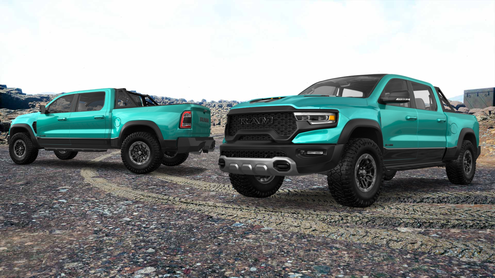 Dodge Ram 1500 TRX 4 Door pickup truck 2021 tuning