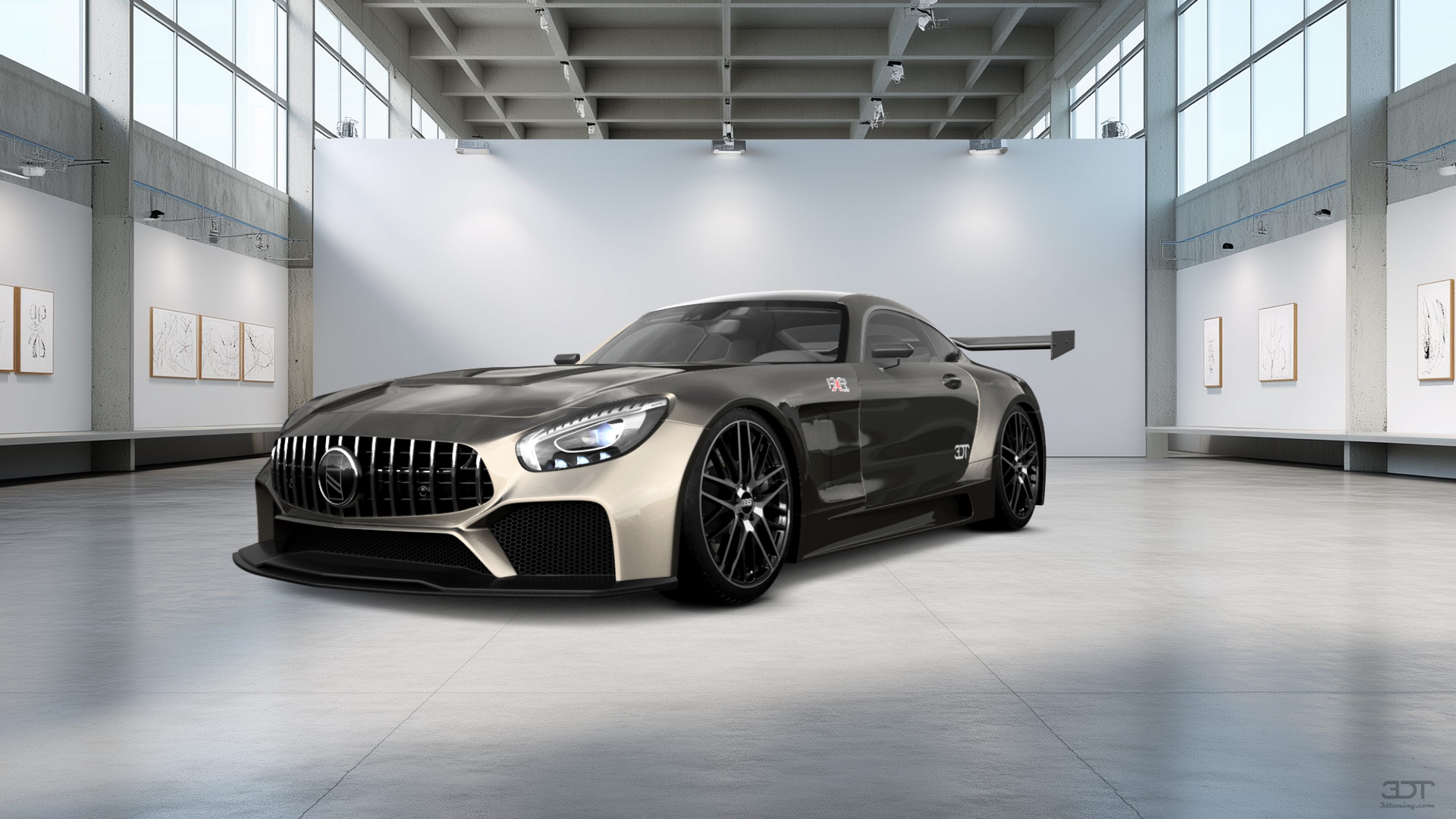 Mercedes AMG GT 2 door fastback coupe 2015 tuning