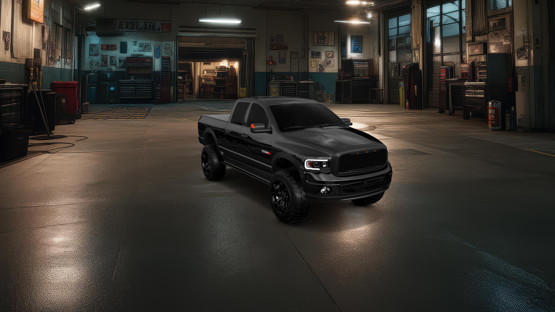 Dodge Ram 1500 6.4 ft box 4 Door pickup truck 2002 tuning