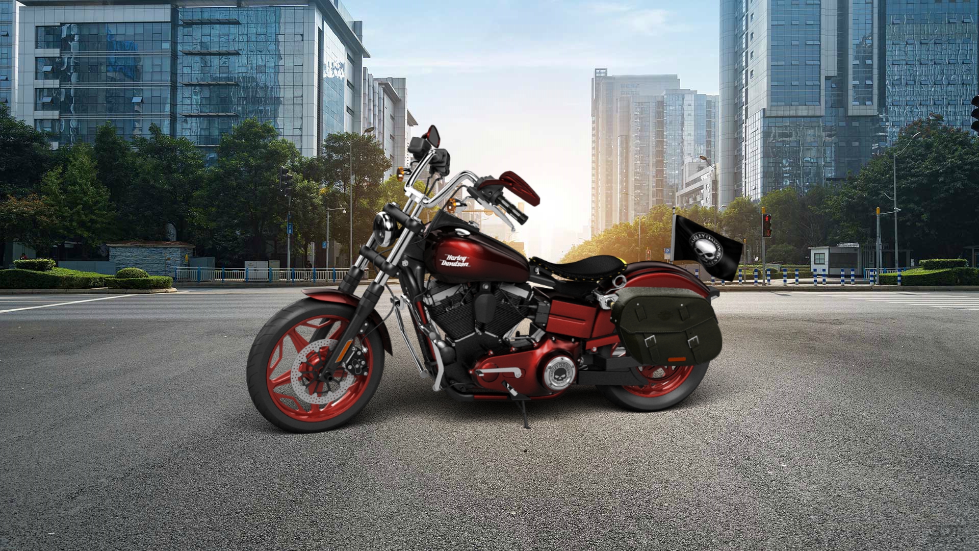 Harley-Davidson Dyna Street Bob Cruiser 2015 tuning