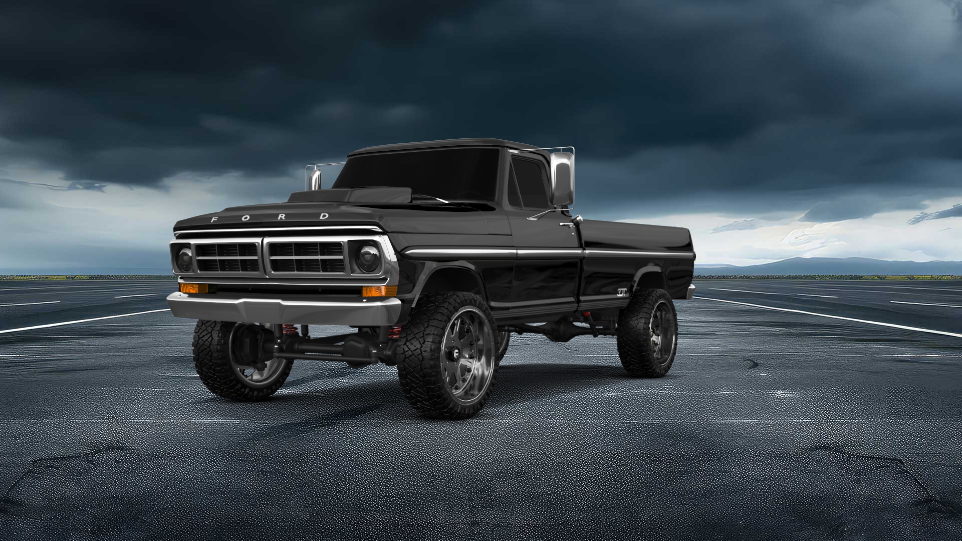 Ford F-250 2 Door pickup truck 1971