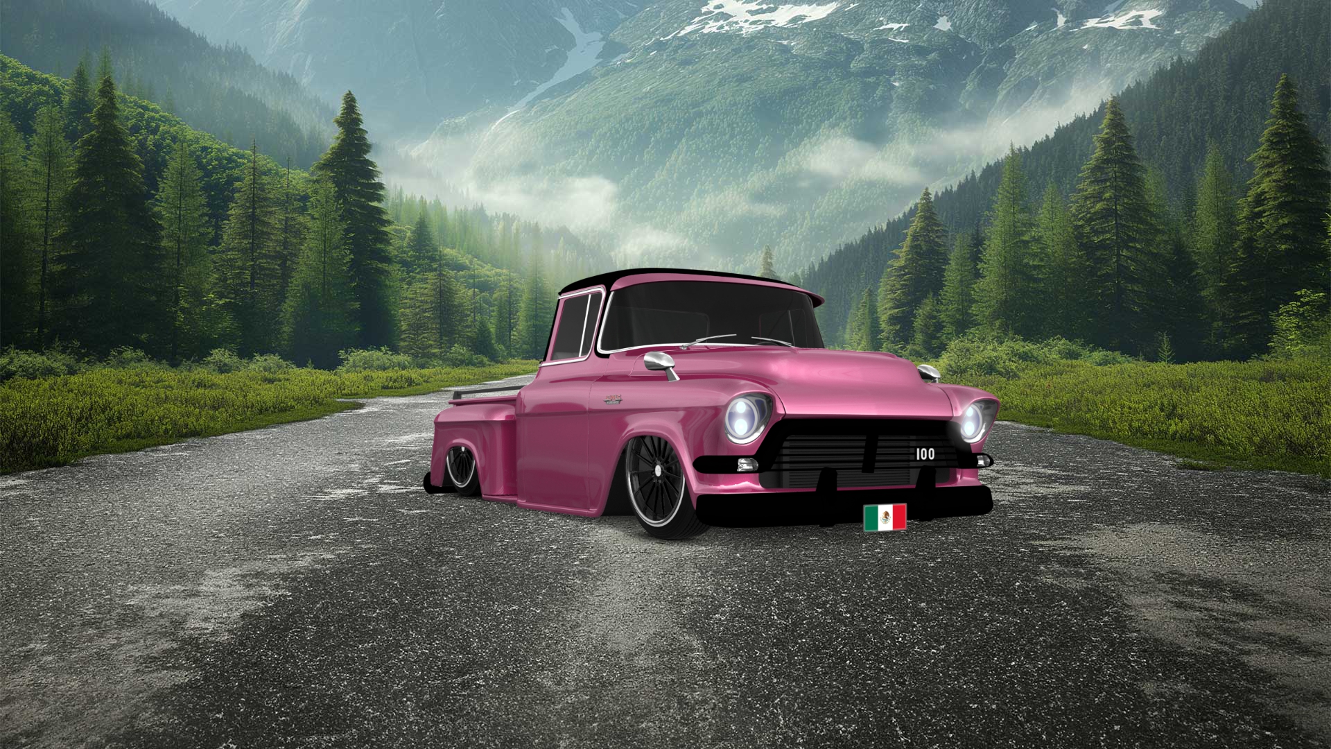 GMC 100 Stepside 2 Door pickup truck 1957