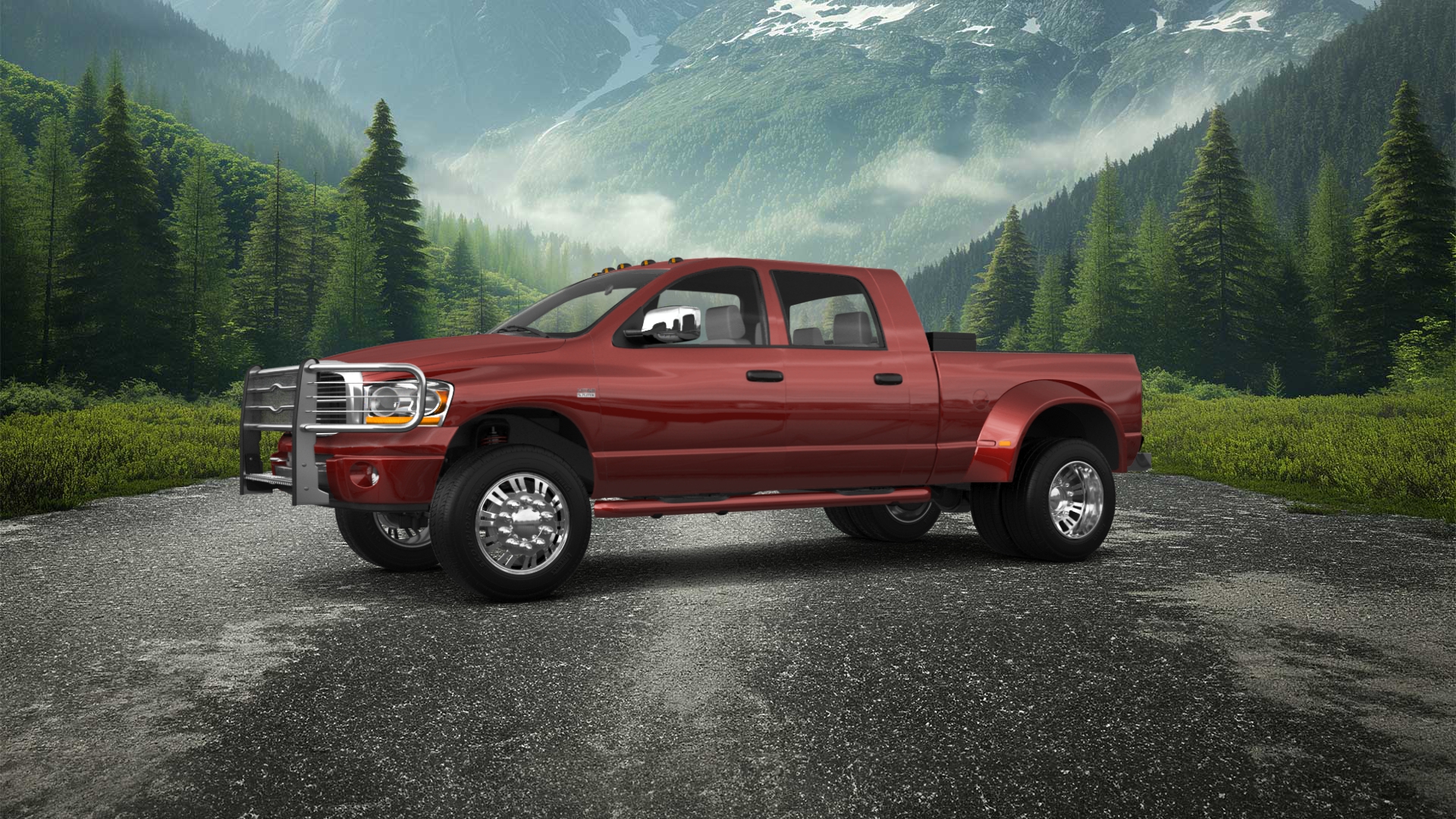 Dodge Ram 3500 Dually 4 Door pickup truck 2007