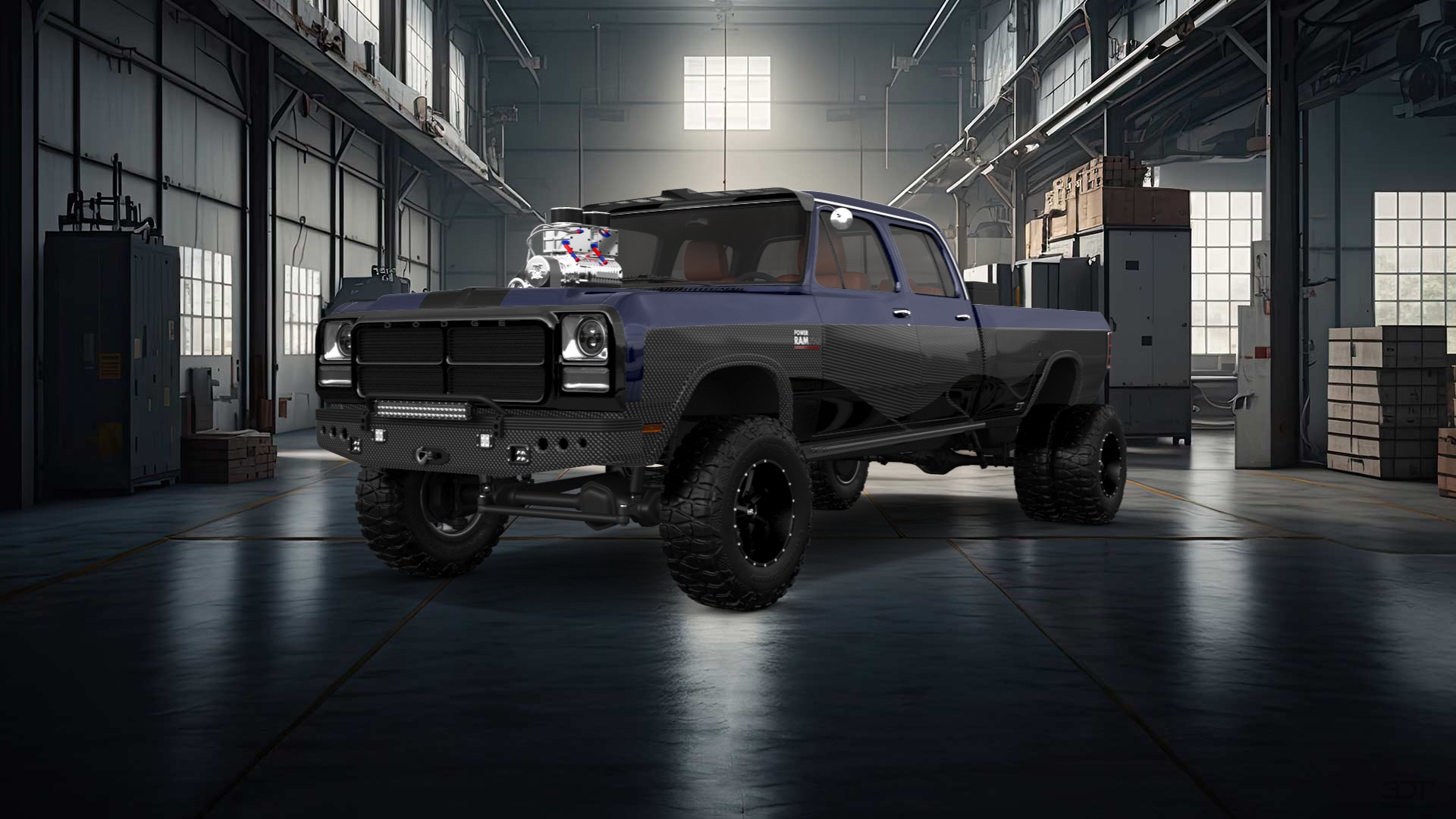 Dodge Ram 350 4 Door pickup truck 1991
