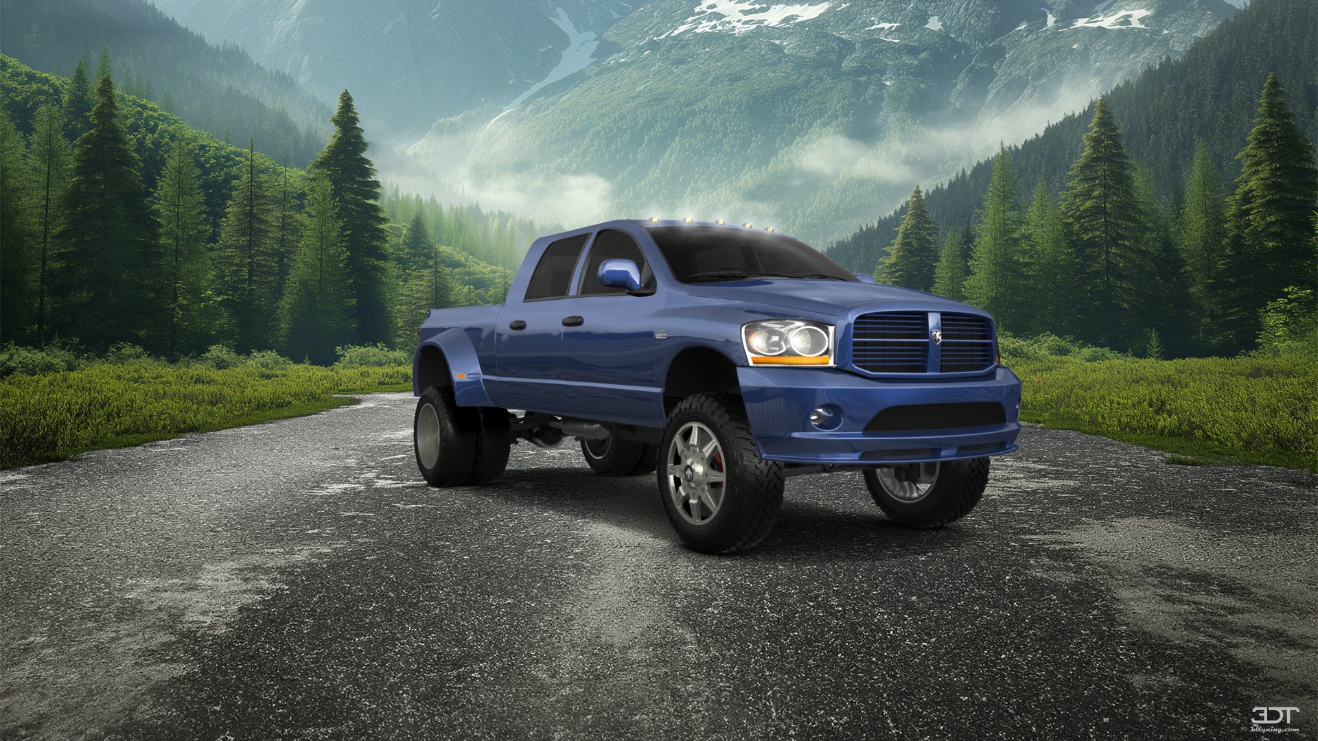 Dodge Ram 3500 Dually 4 Door pickup truck 2007