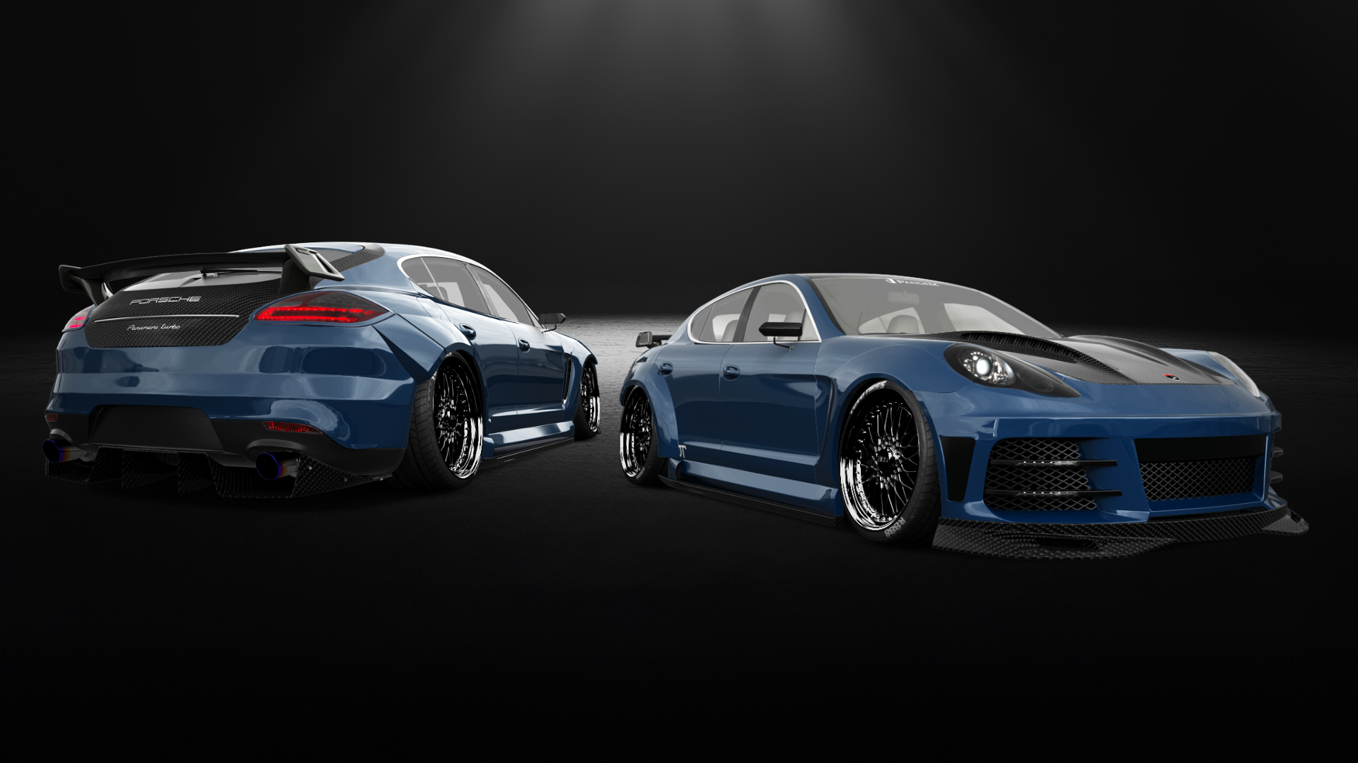 Porsche Panamera 4 door fastback saloon 2011 tuning