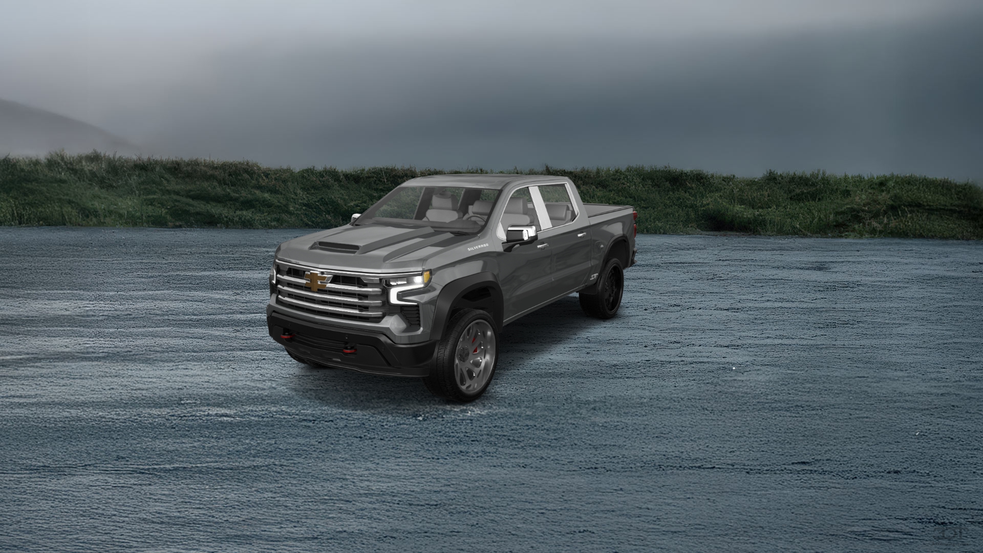 Chevrolet Silverado 1500 Crew Cab 5.8 ft box 4 Door pickup truck 2023 tuning