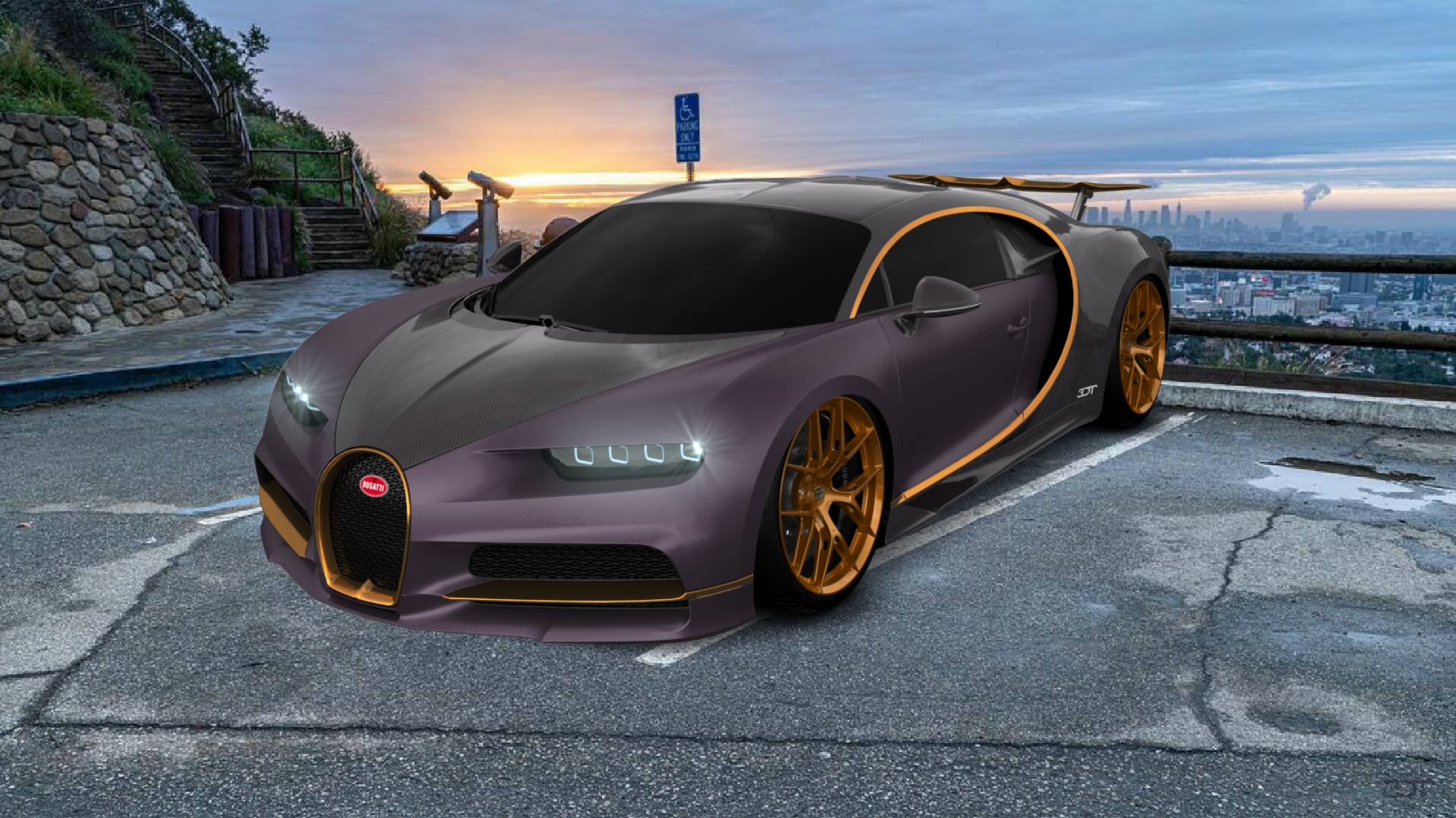 Bugatti Chiron 2 Door Coupe 2016 tuning