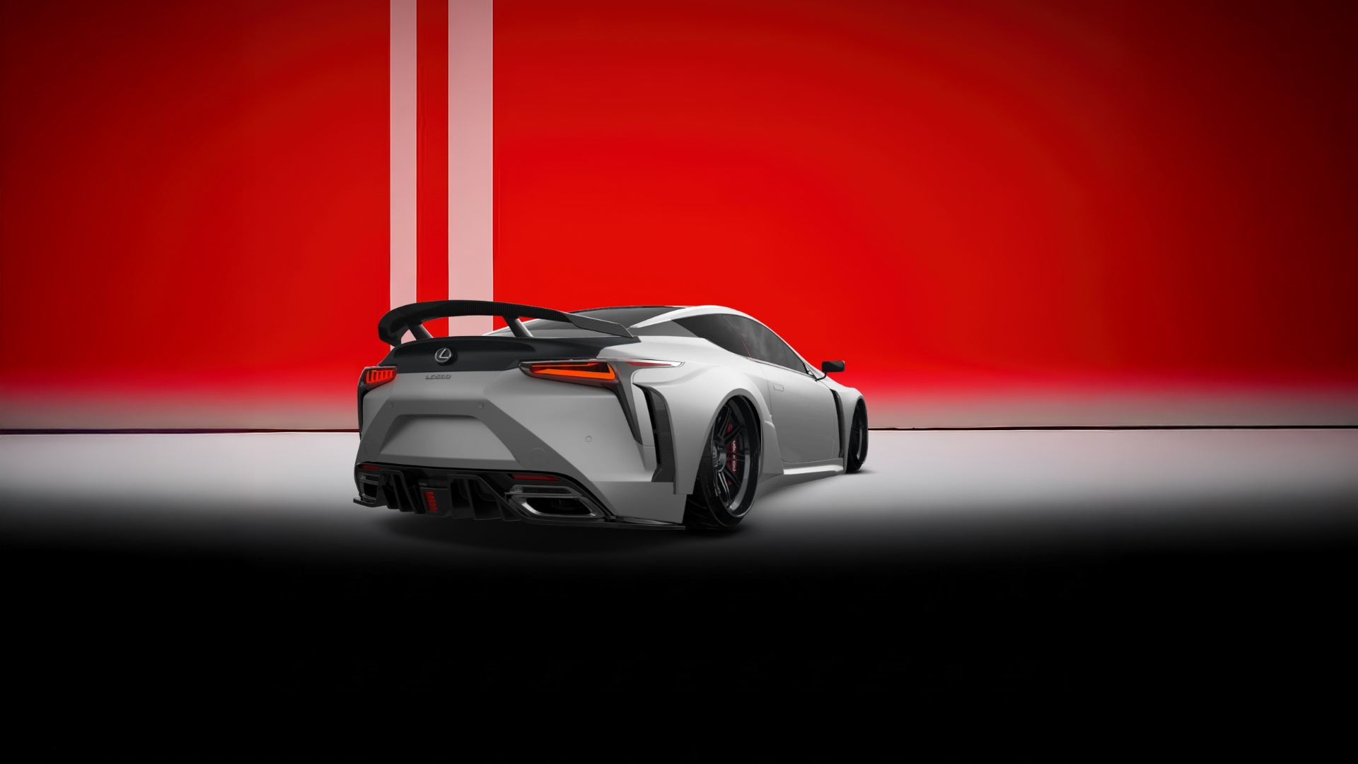 Lexus LC500 2 door fastback coupe 2017 tuning