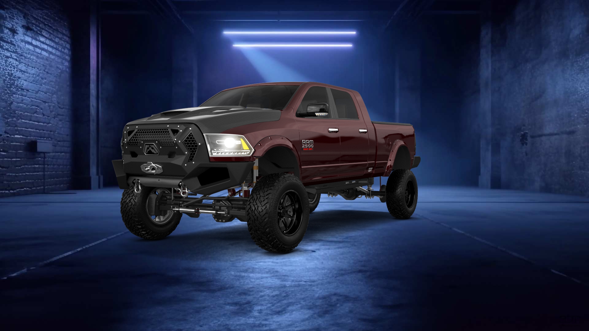 Dodge Ram 2500 Mega Cab 6.4 ft box 4 Door pickup truck 2010