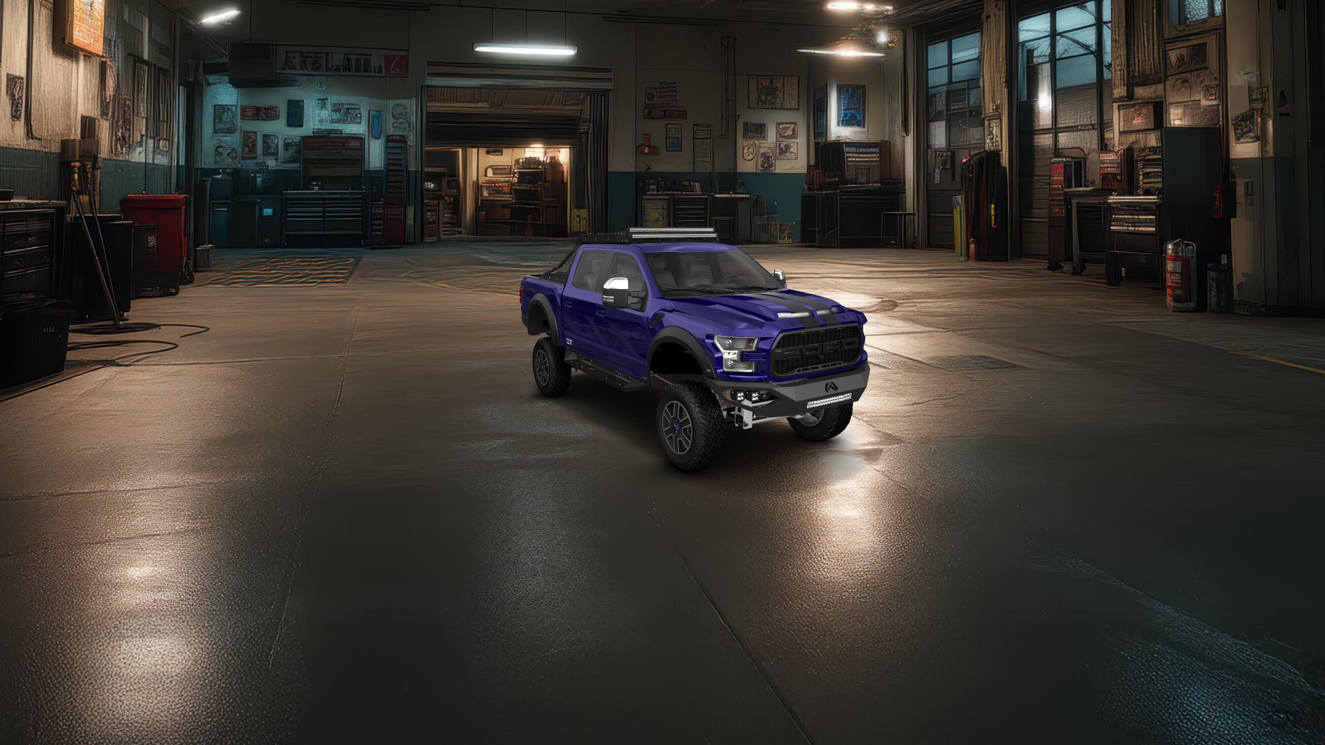 Ford F-150 Raptor 4 Door pickup truck 2017 tuning