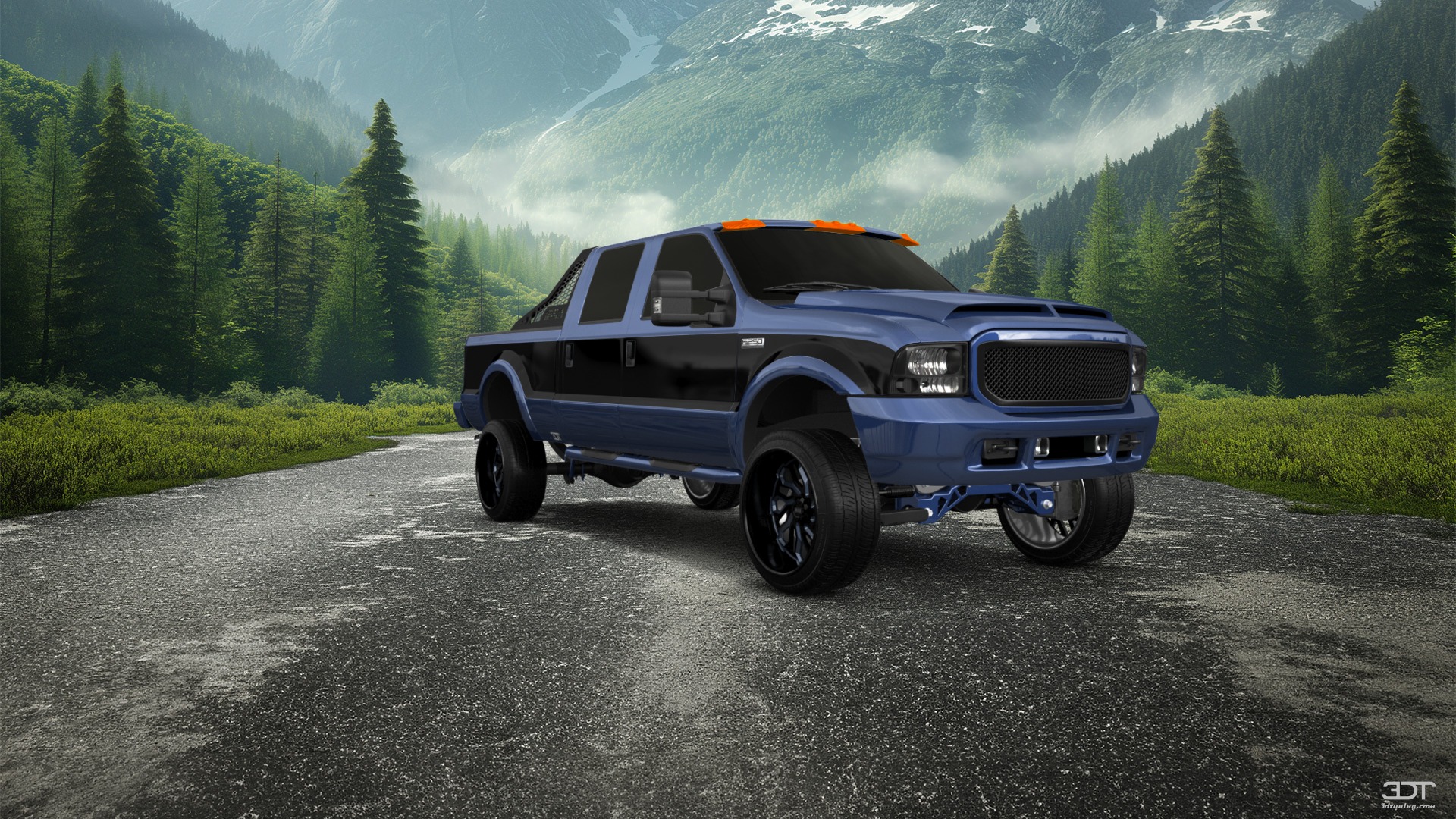 Ford F-250 Crew Cab 4 Door pickup truck 1999