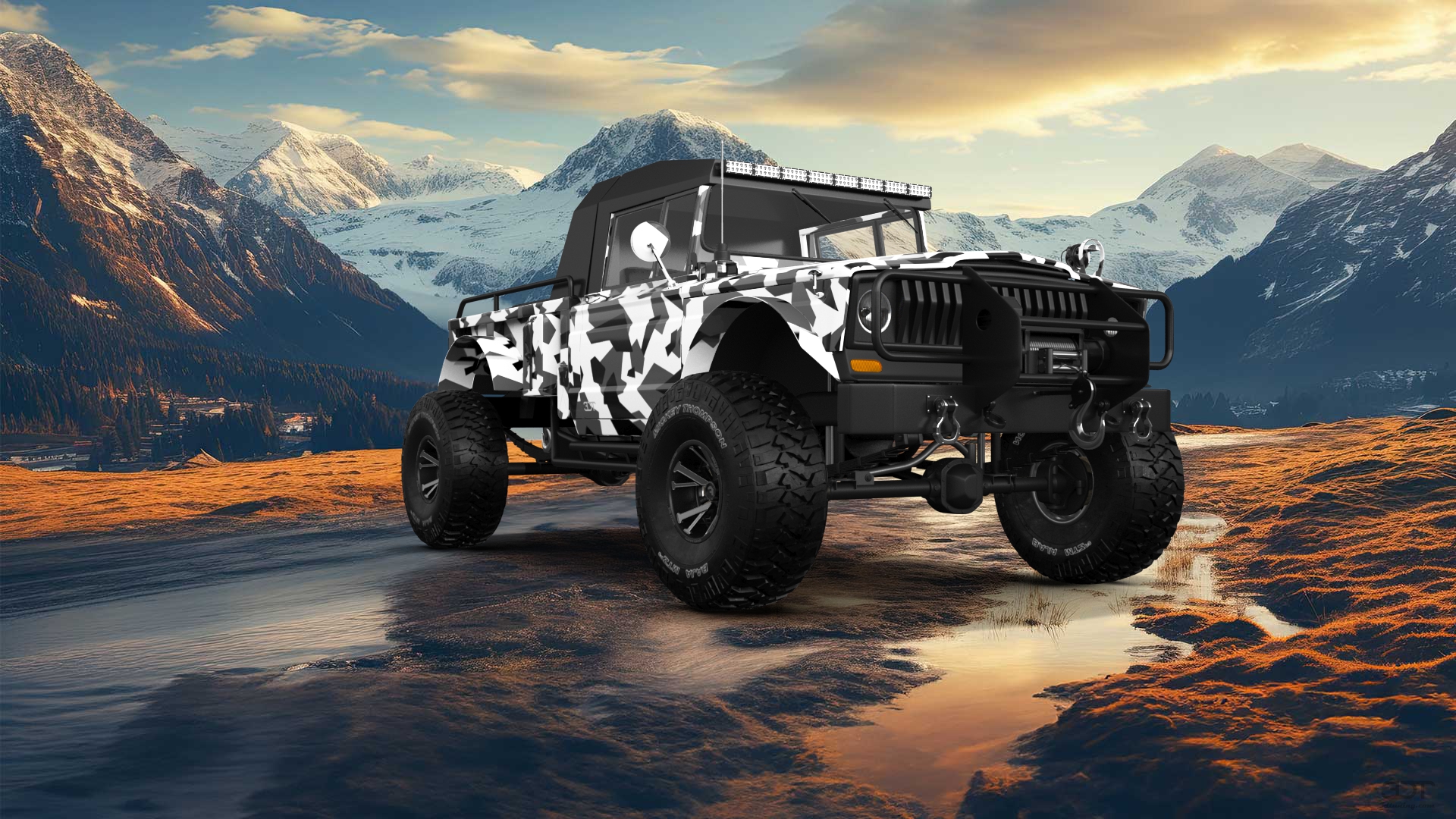 Jeep Kaiser M715 2 Door pickup truck 1968 tuning