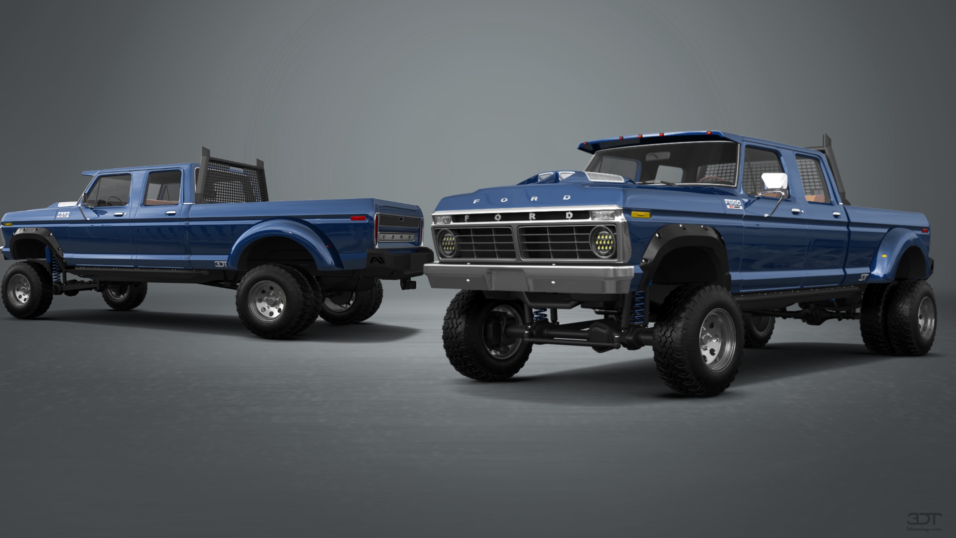 Ford F-350 Dually 4 Door pickup truck 1973