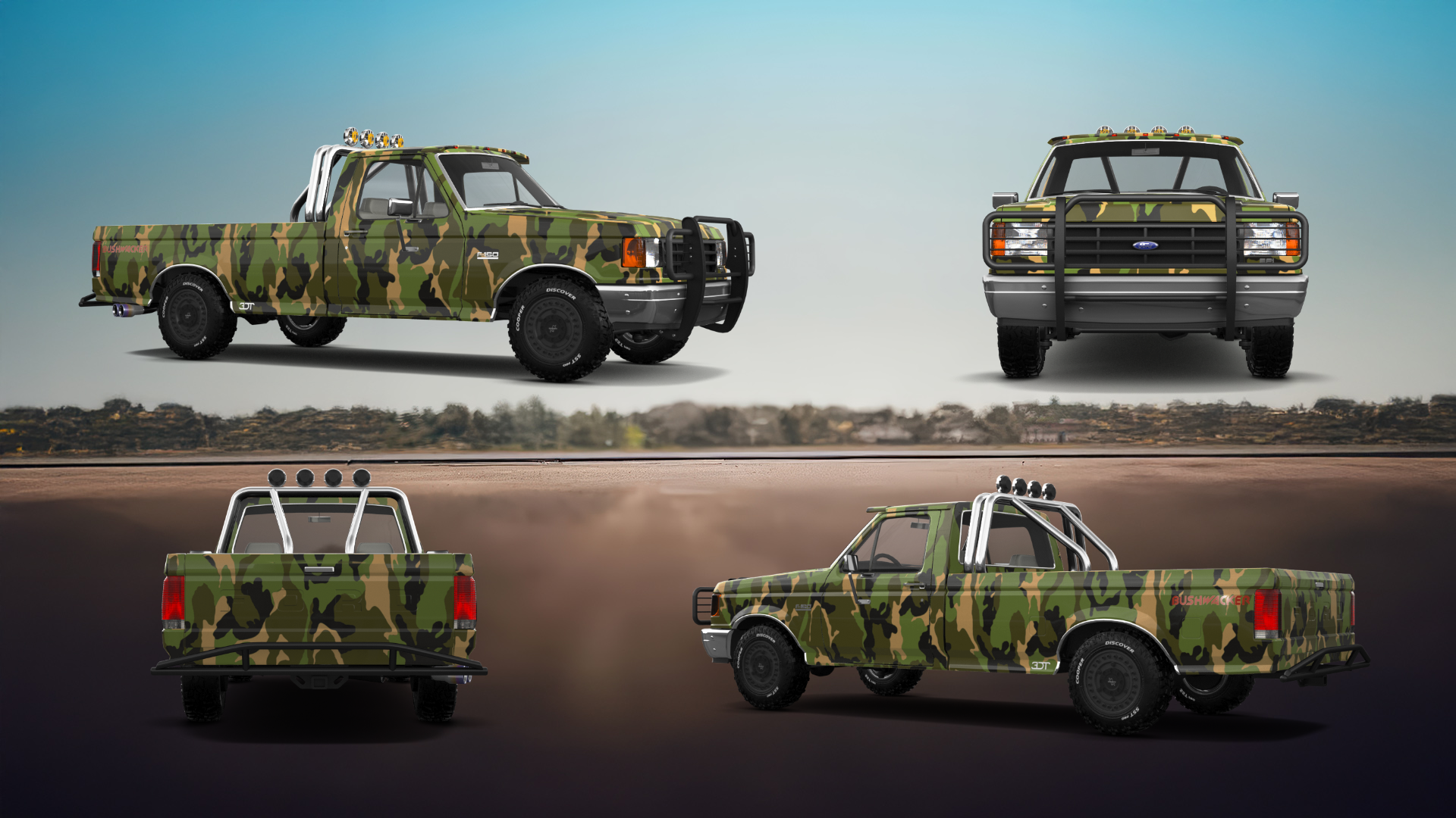 Ford F-150 2 Door pickup truck 1987 tuning