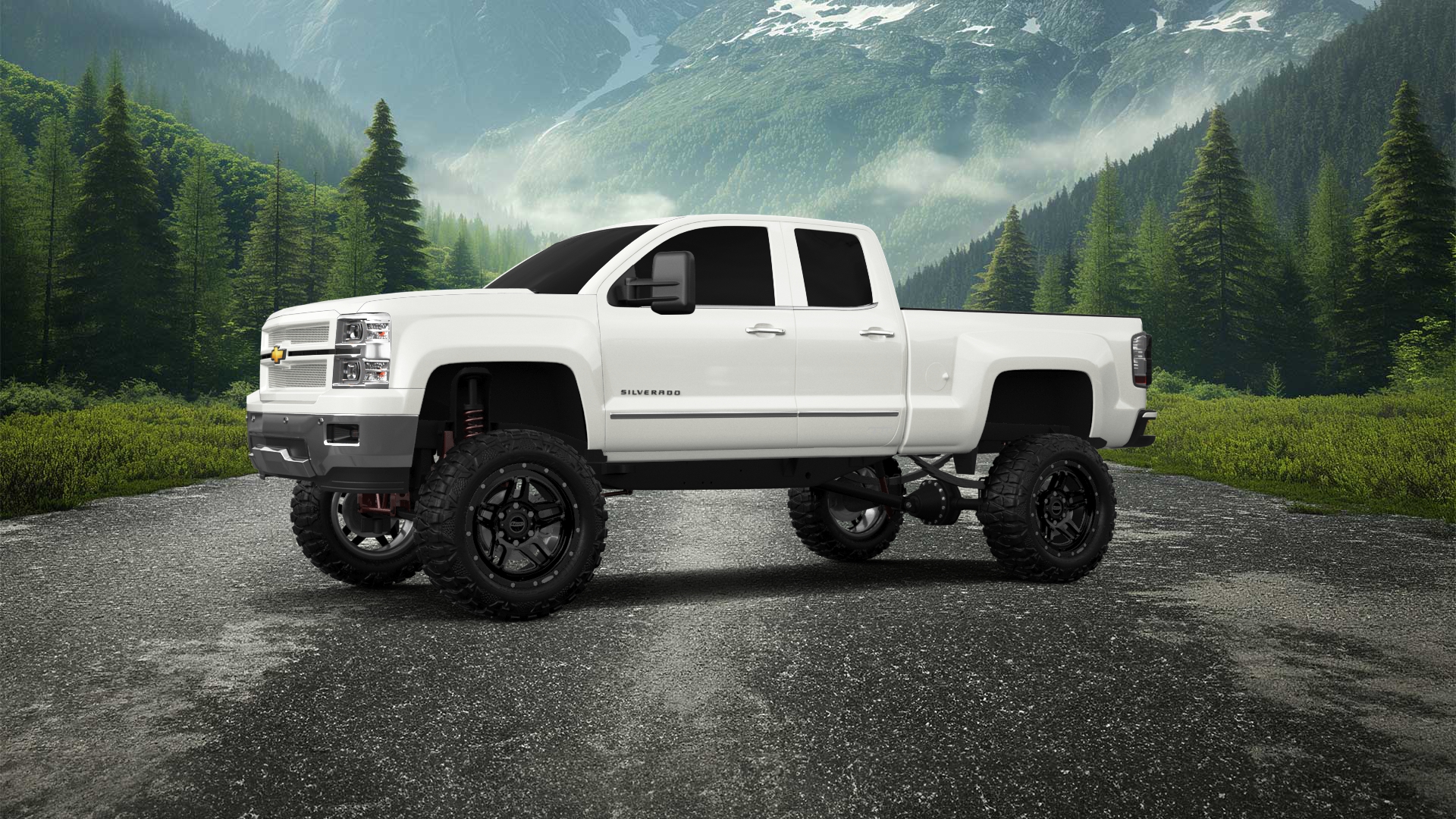 Chevrolet Silverado 1500 6.5 ft box 4 Door pickup truck 2014