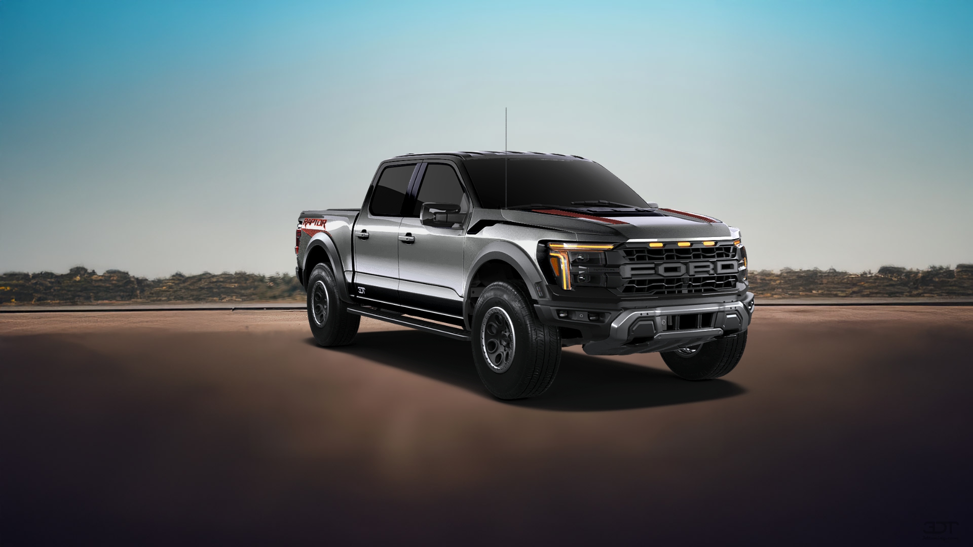 Ford F-150 Raptor 4 Door pickup truck 2024 tuning