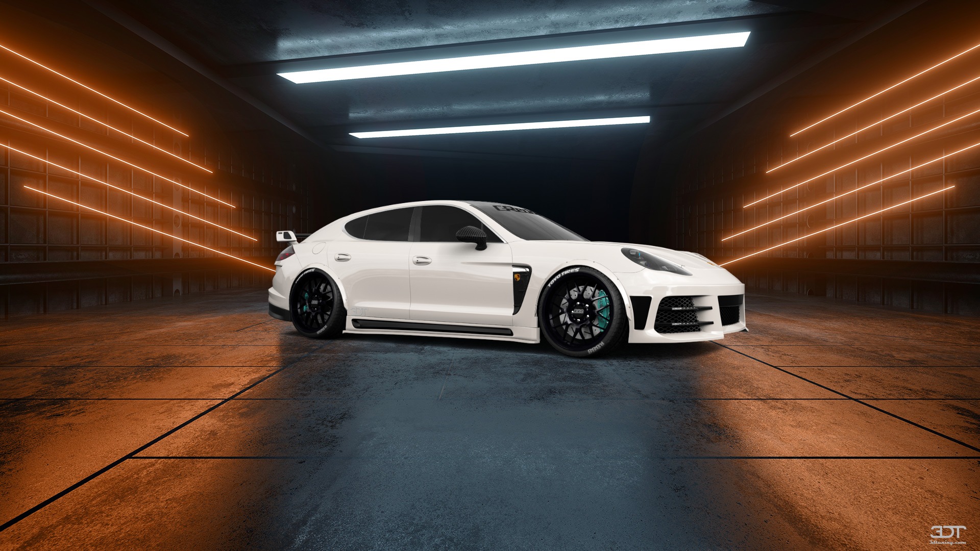 Porsche Panamera 4 door fastback saloon 2011