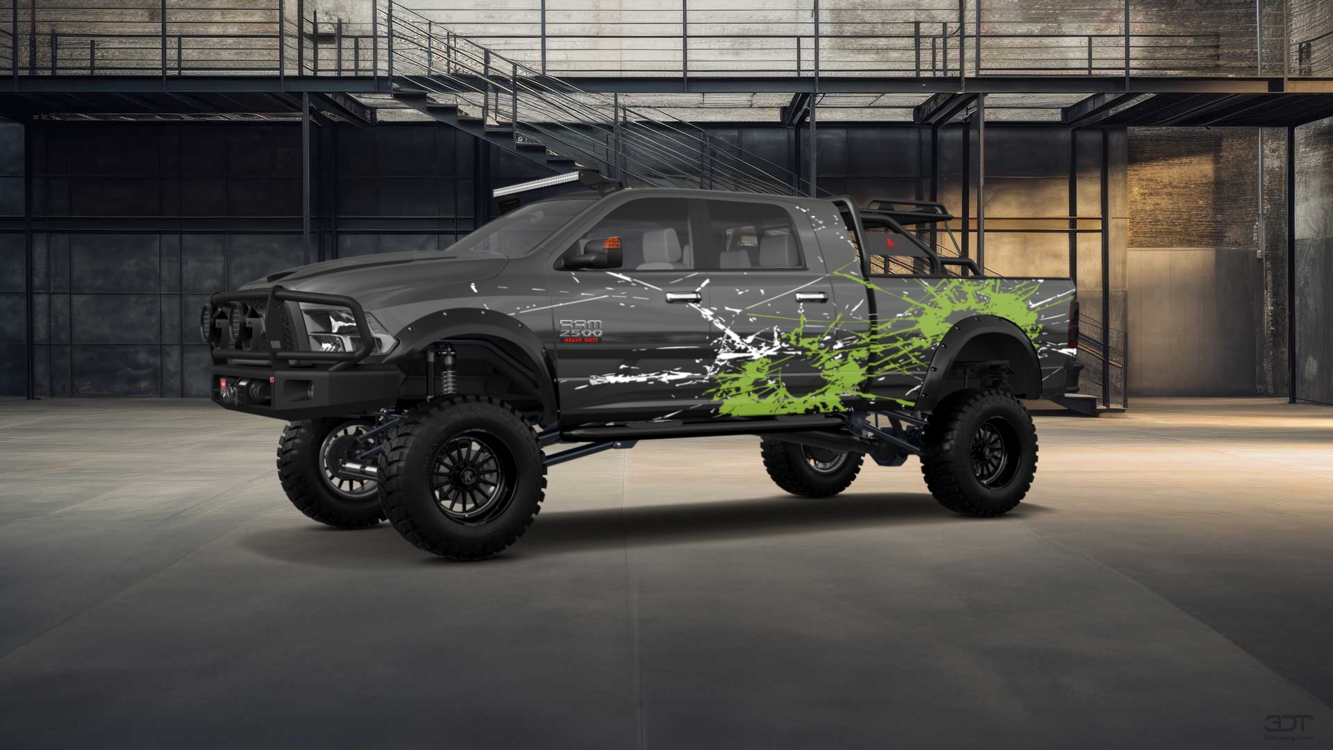 Dodge Ram 2500 Mega Cab 6.4 ft box 4 Door pickup truck 2010 tuning