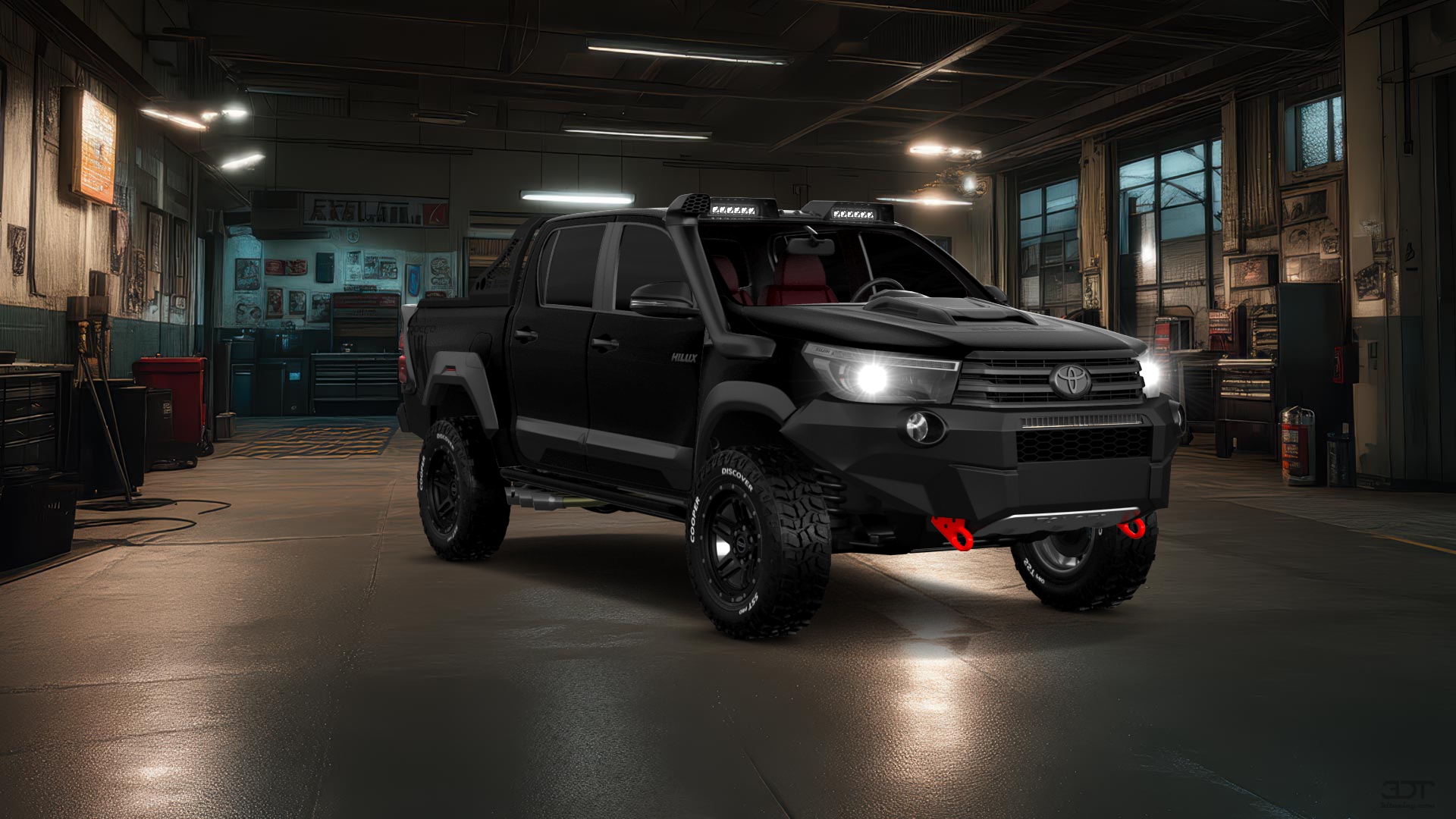 Toyota Hilux Double Cab 4 Door pickup truck 2015 tuning