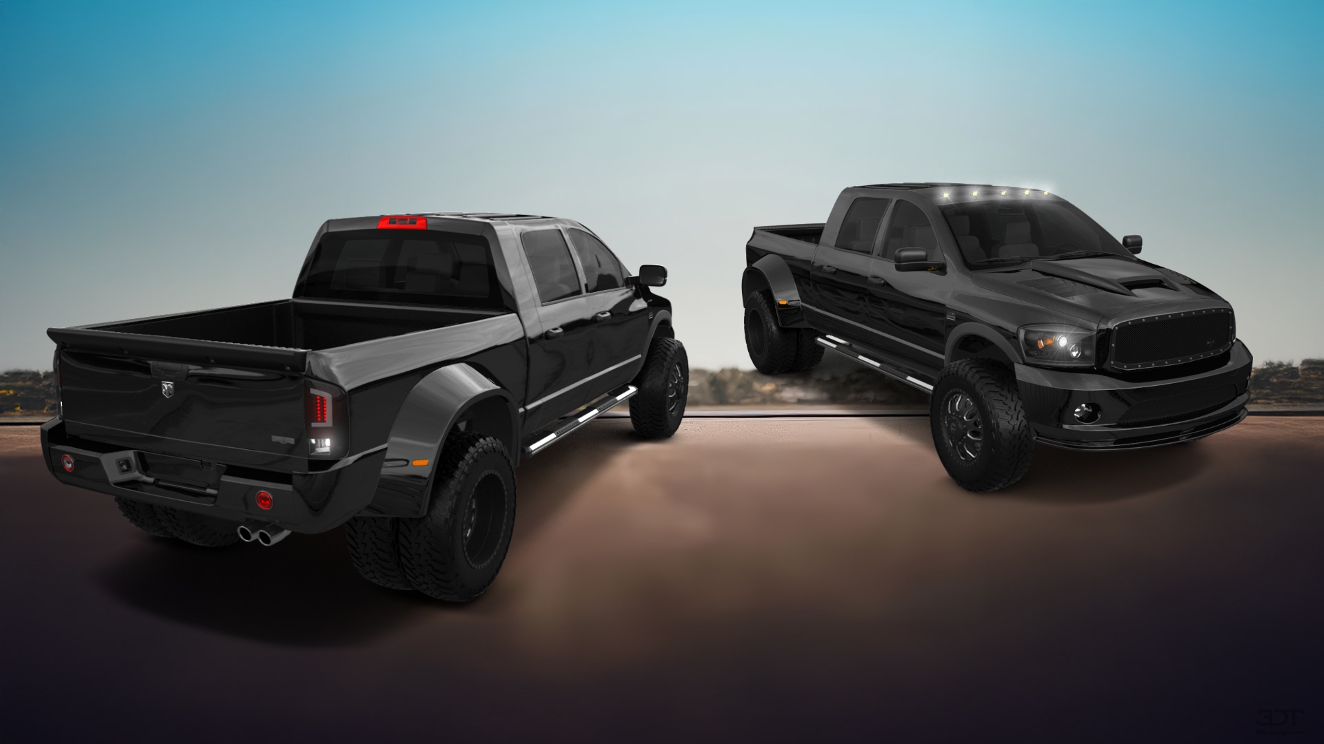 Dodge Ram 3500 Dually 4 Door pickup truck 2007 tuning