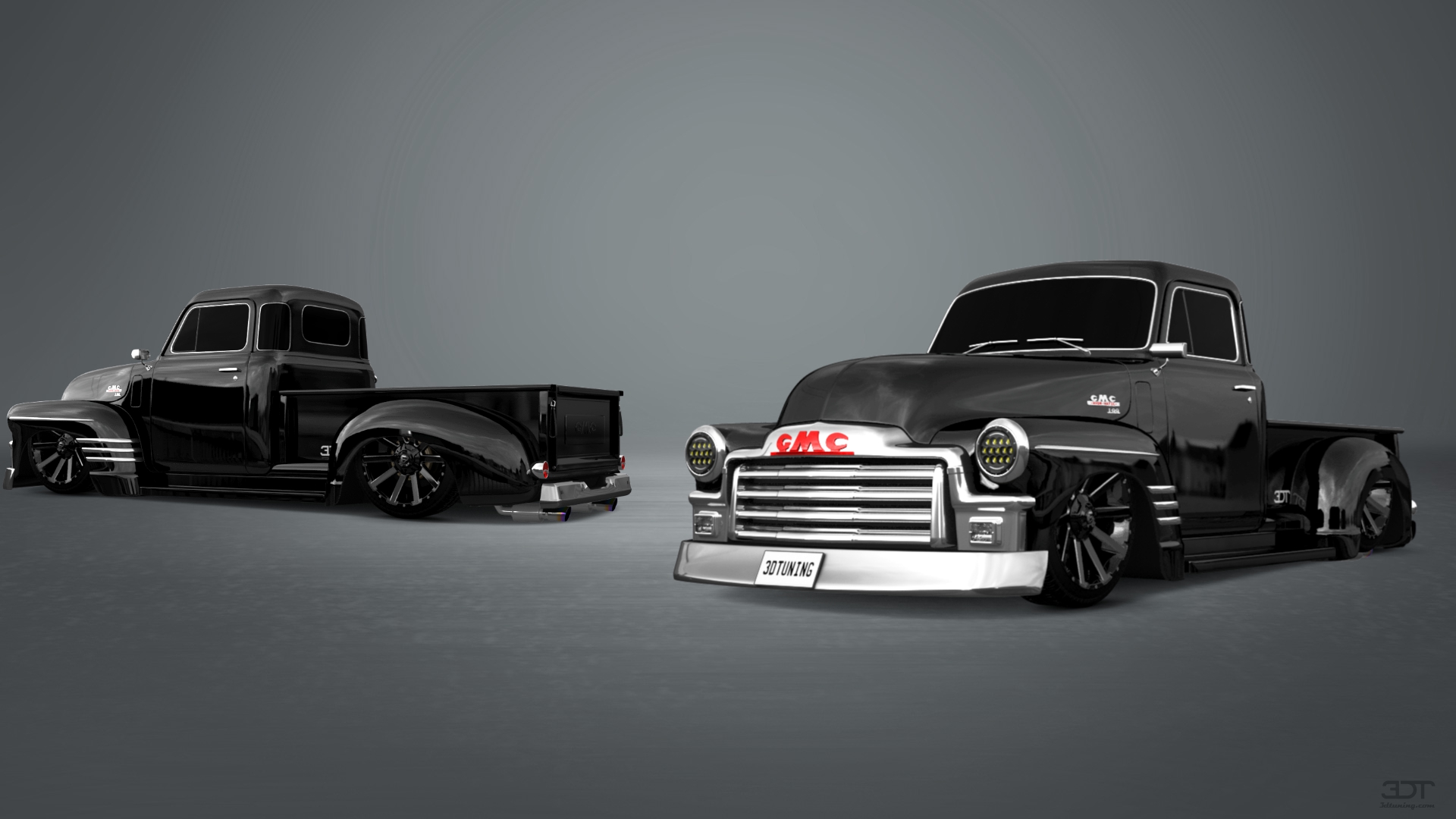 GMC 100 Stepside 2 Door pickup truck 1954 tuning