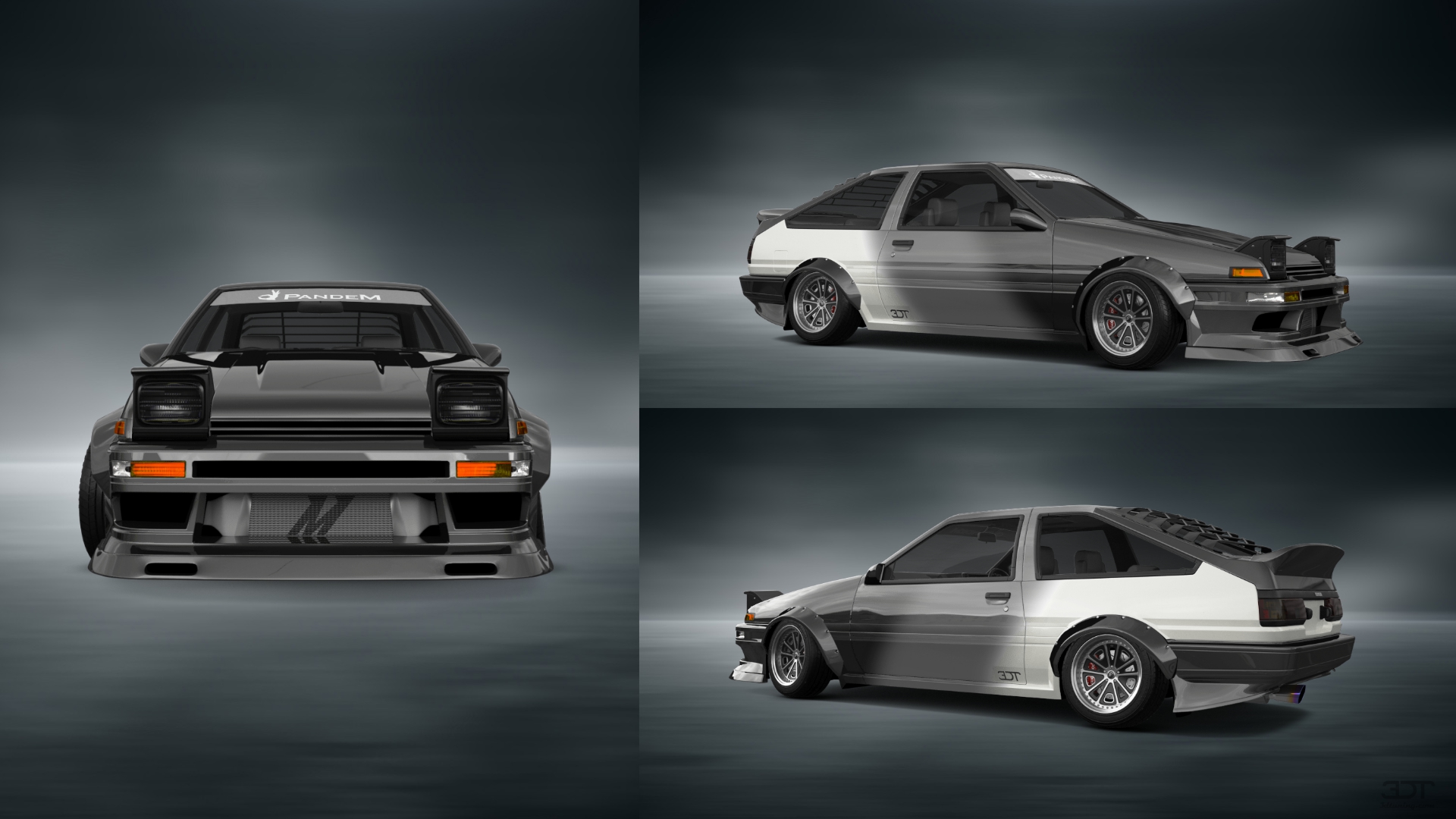 Toyota AE86 3 Door Hatchback 1985 tuning