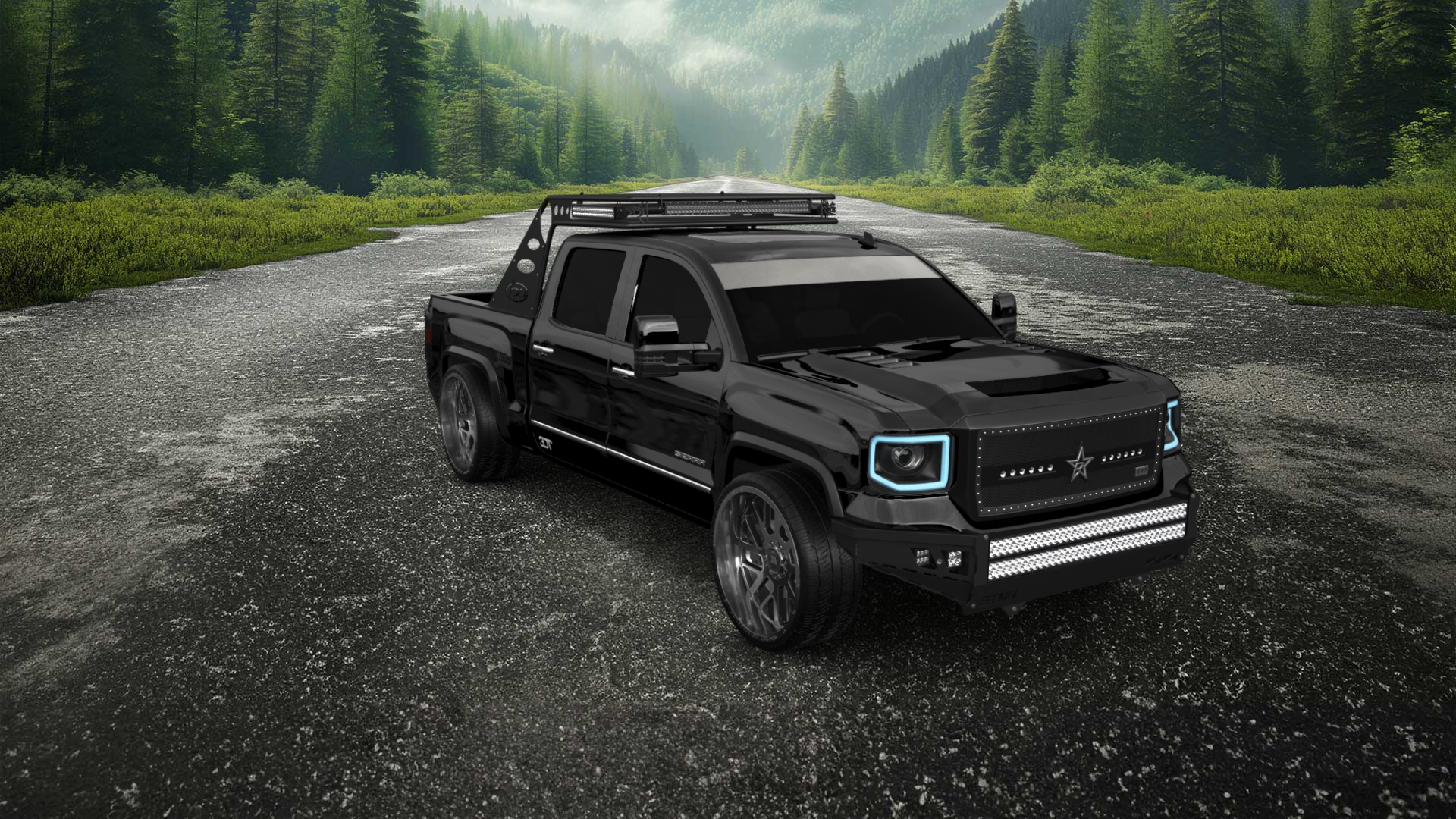 GMC Sierra 4 Door pickup truck 2014 tuning