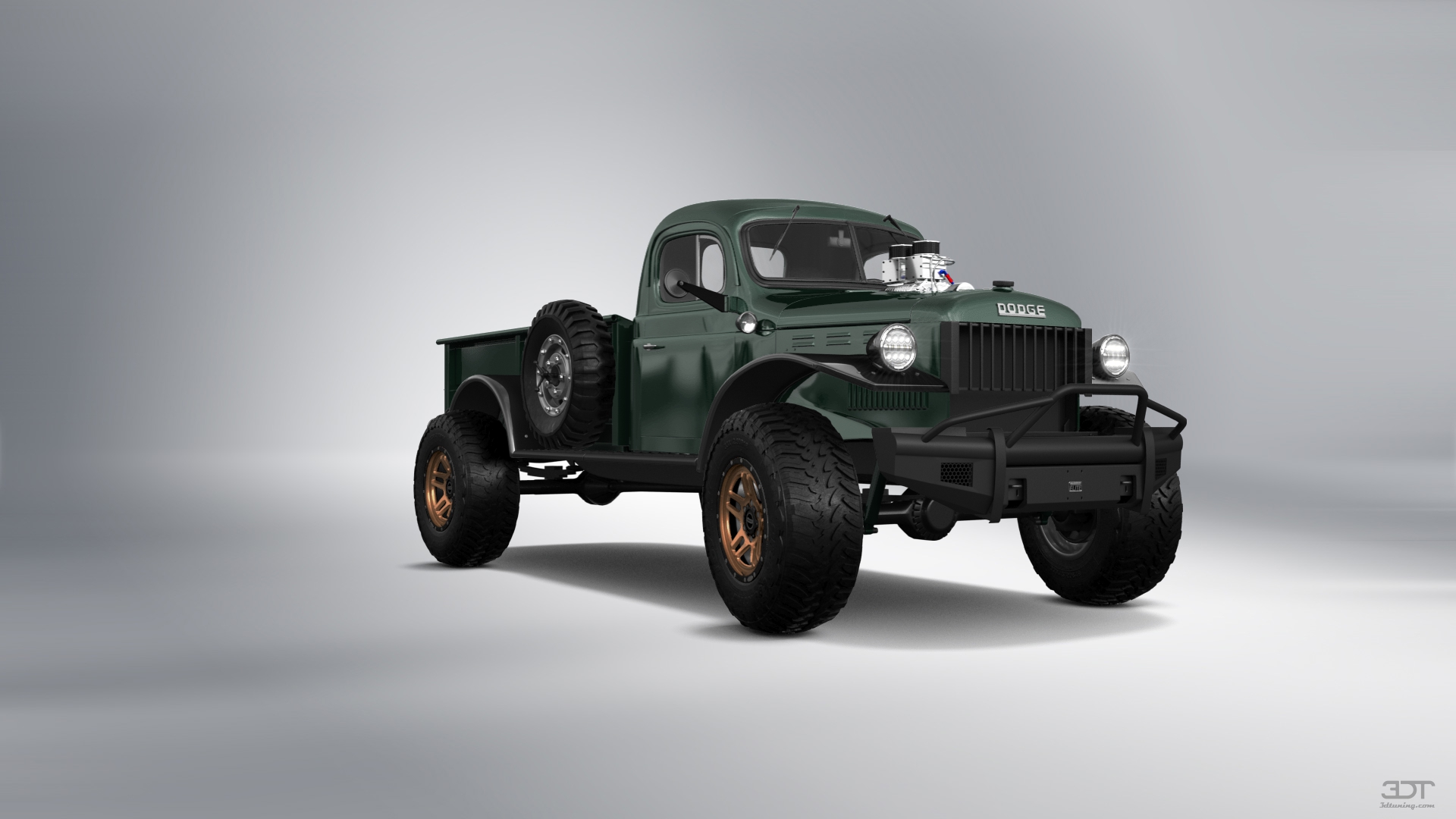 Dodge Power Wagon 2 Door pickup truck 1947 tuning