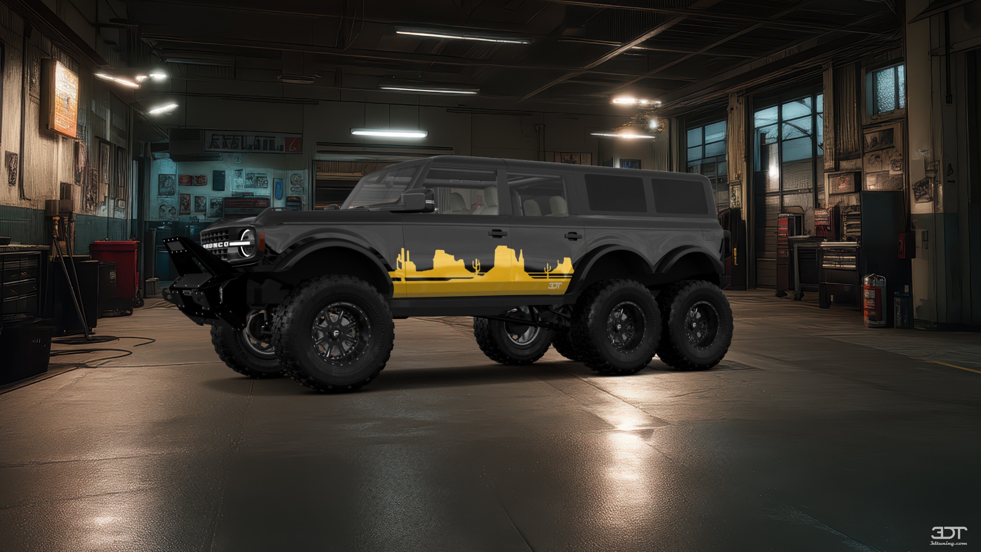 Ford Bronco 6X6 4 Door pickup truck 2021 Images