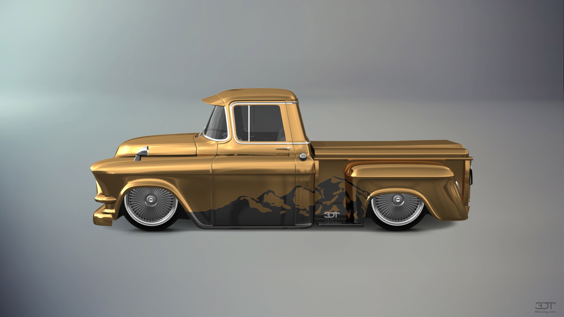 GMC 100 Stepside 2 Door pickup truck 1957 tuning
